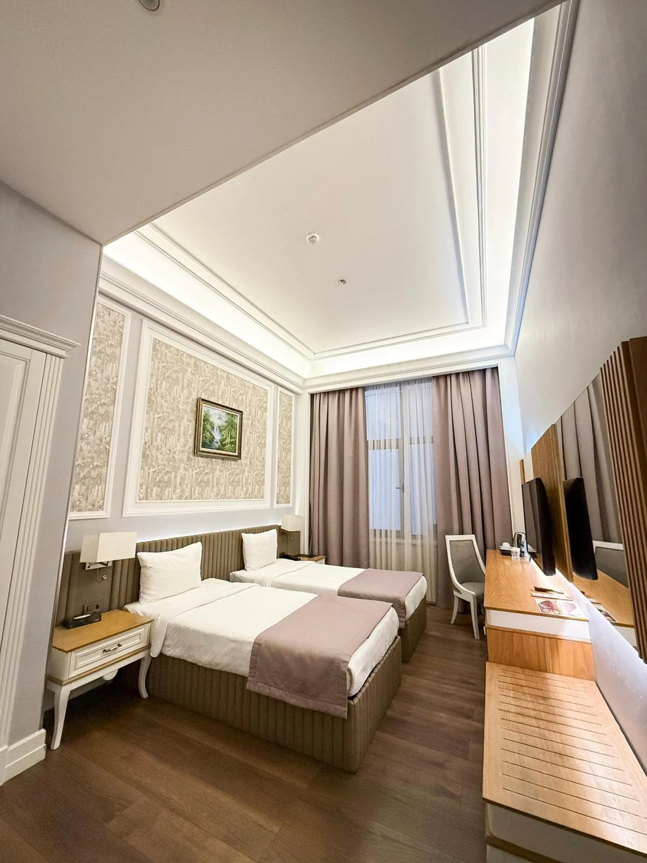 Bed in Theatrum Hotel Baku