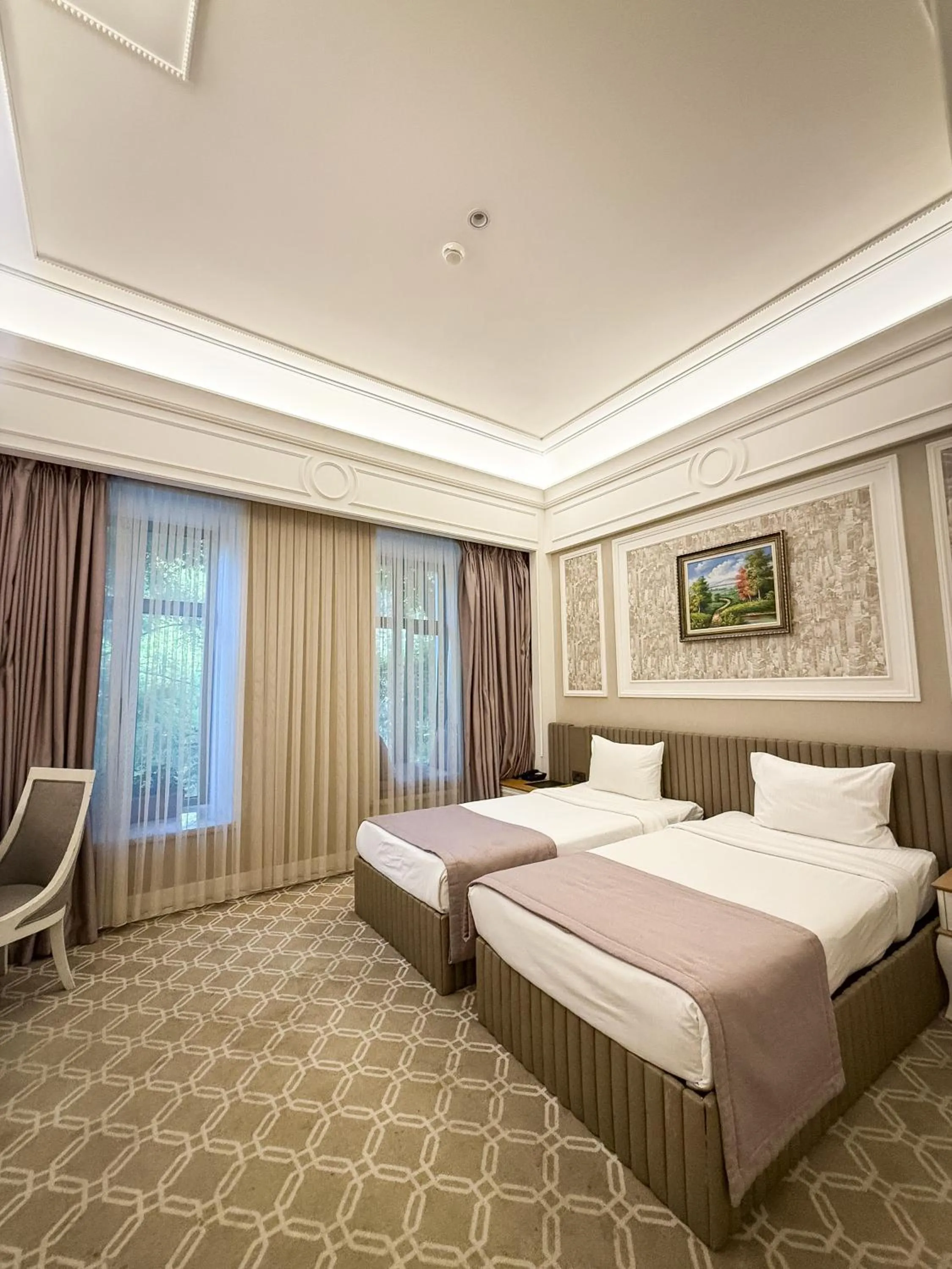 Bed in Theatrum Hotel Baku