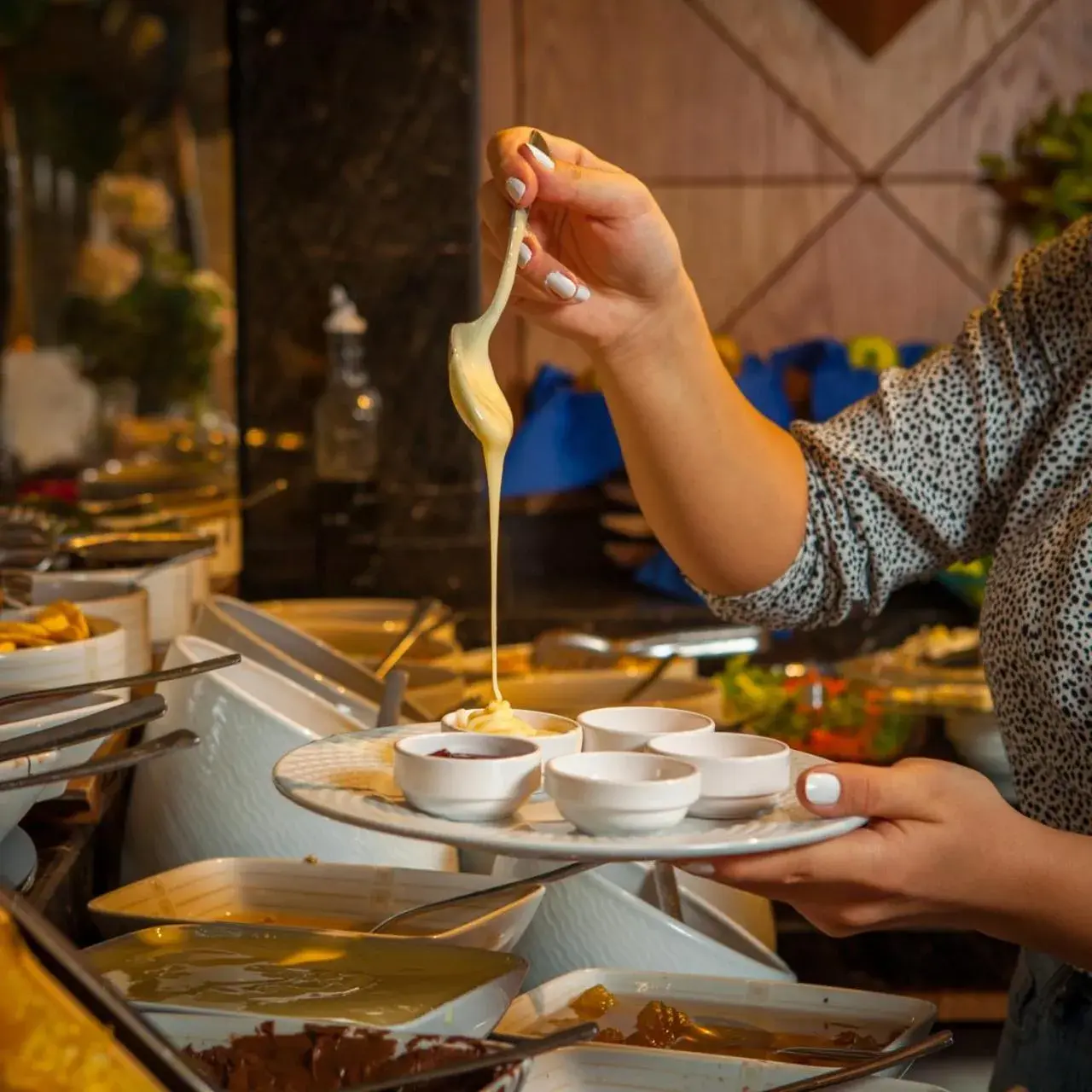 Buffet breakfast in Theatrum Hotel Baku Buffet breakfast in Theatrum Hotel Baku