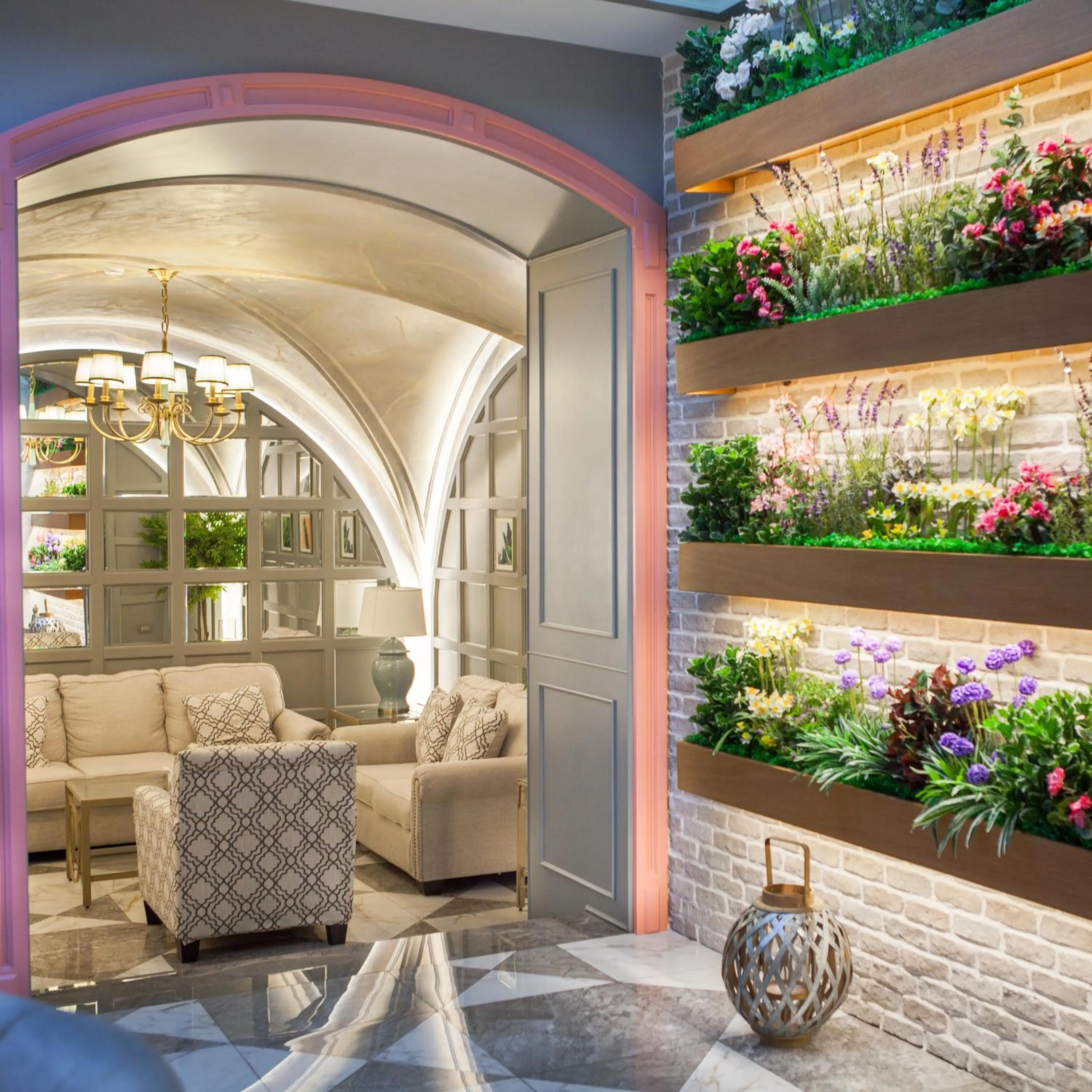 Seating area in Theatrum Hotel Baku