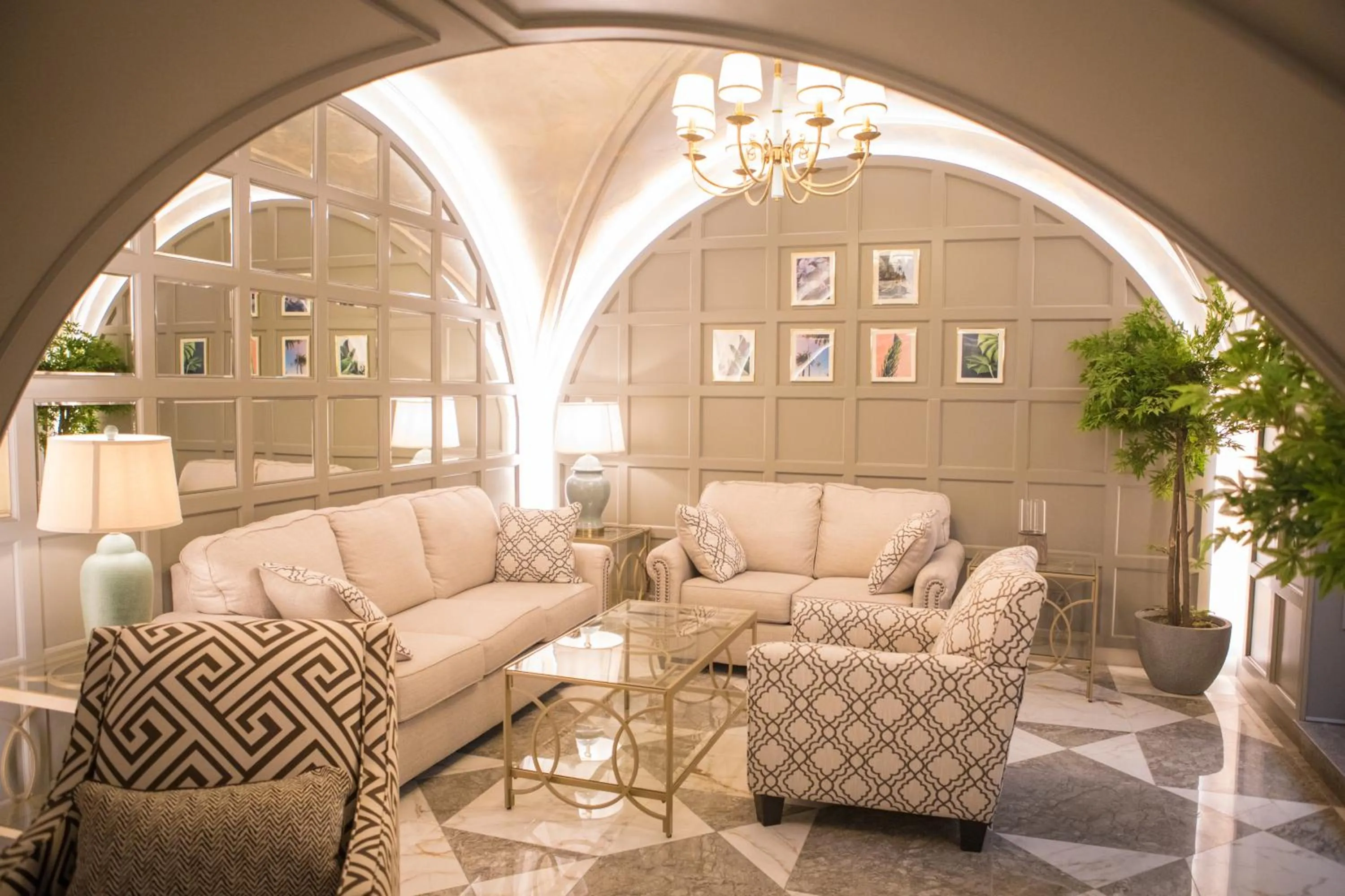 Lobby or reception in Theatrum Hotel Baku