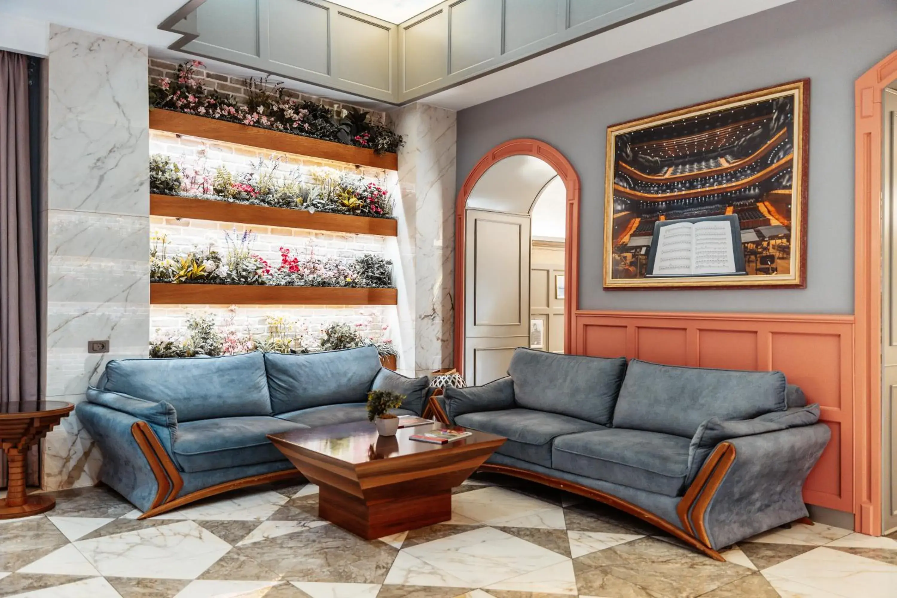 Lobby or reception in Theatrum Hotel Baku Lobby or reception in Theatrum Hotel Baku