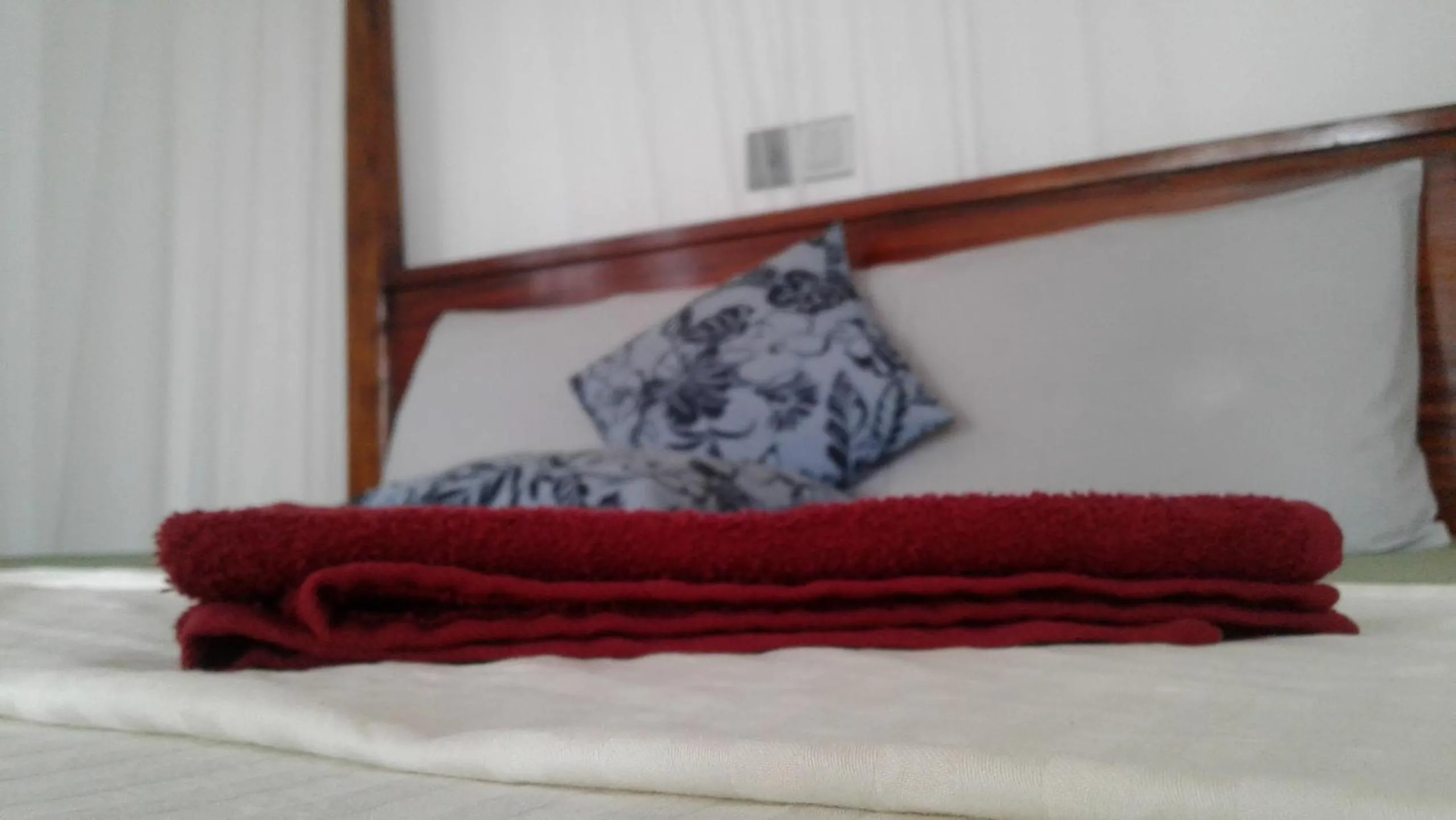 Bed in Hill cottage - ocean view