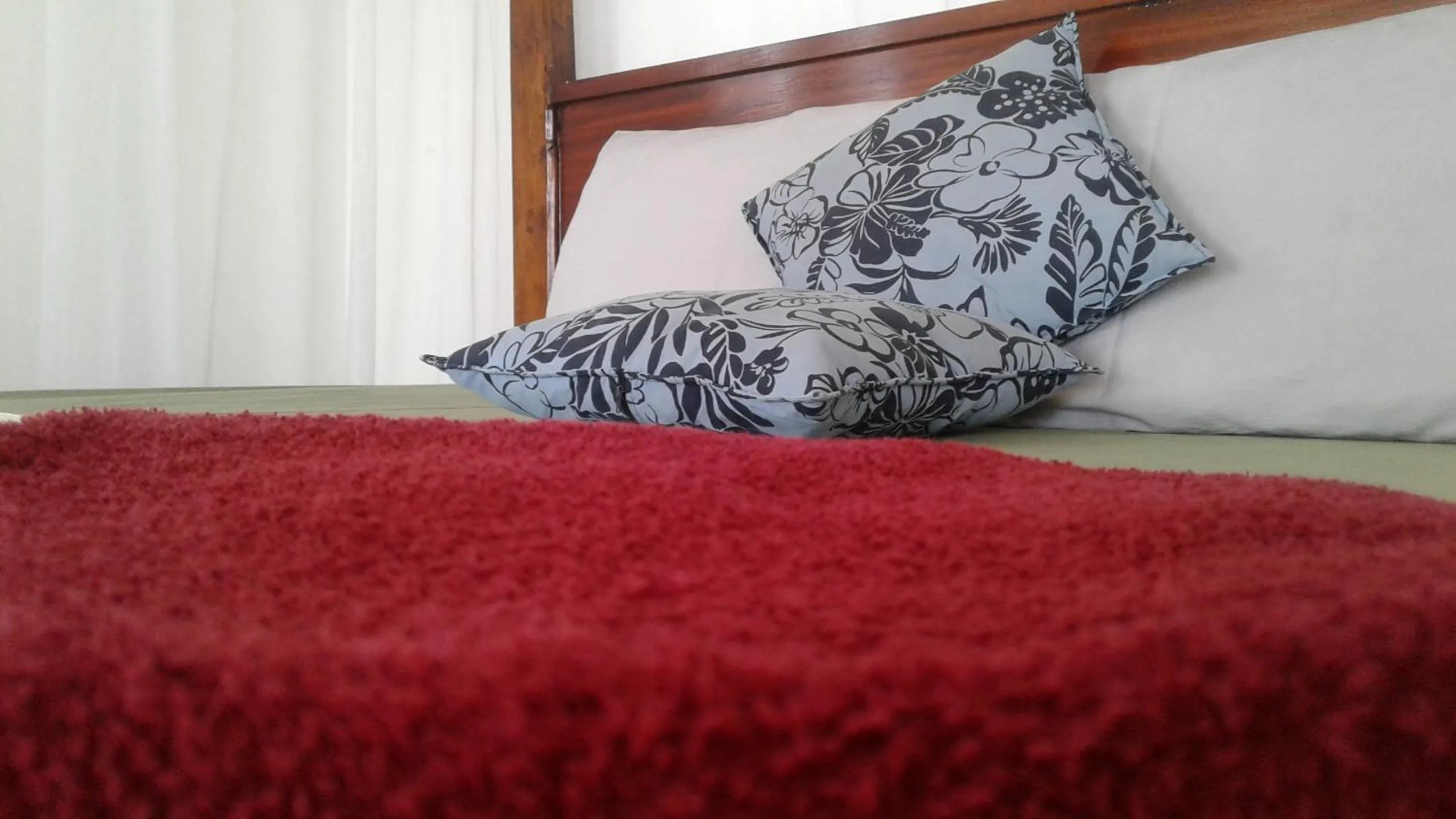 Bed in Hill cottage - ocean view