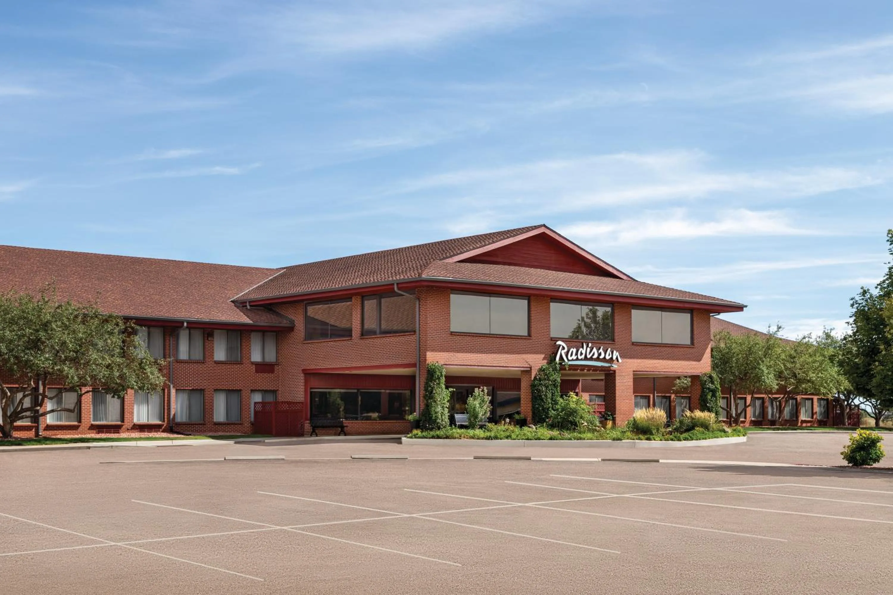 Property building in Radisson Hotel Colorado Springs Airport