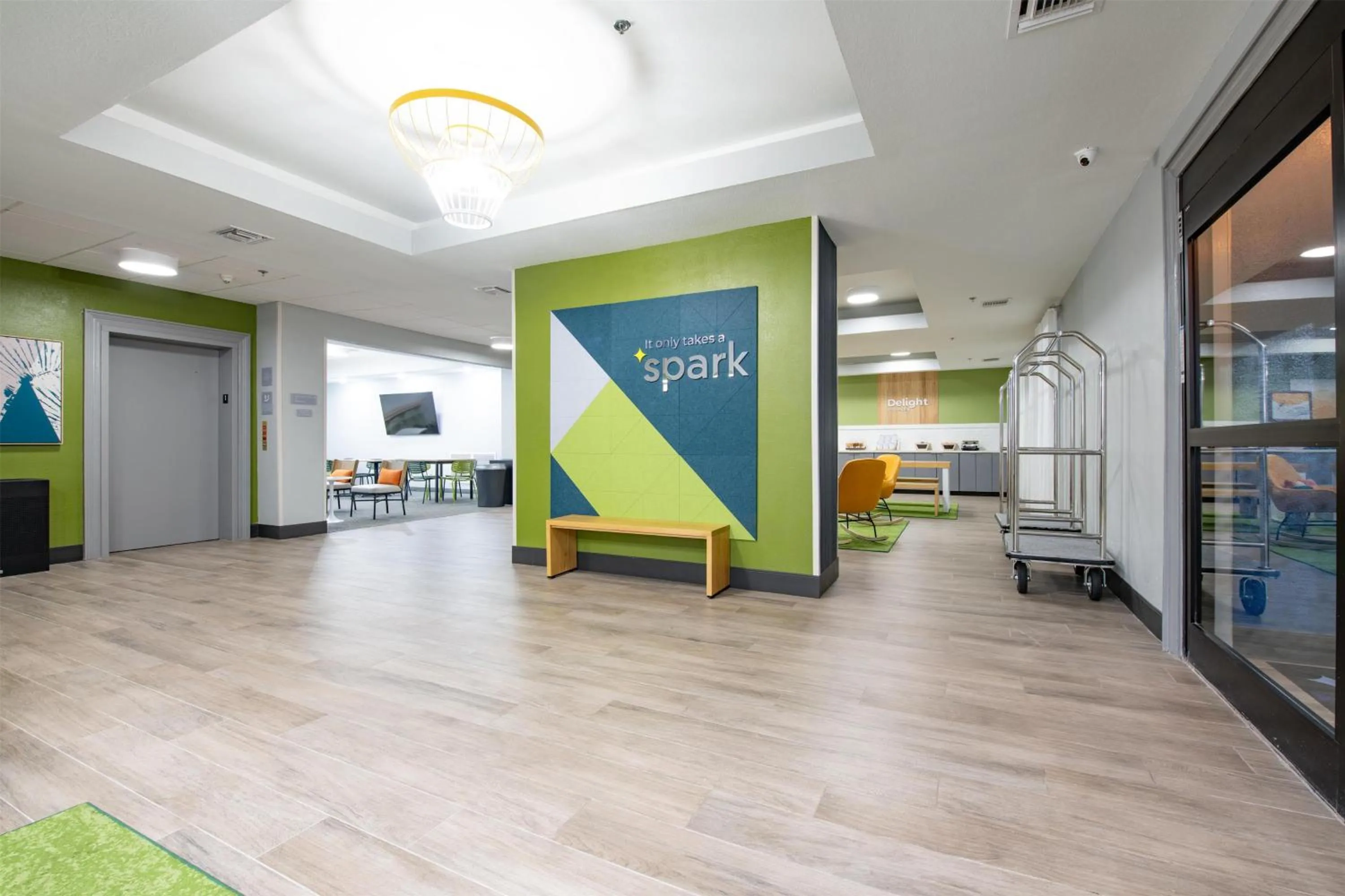 Lobby or reception in Spark By Hilton Lafayette South