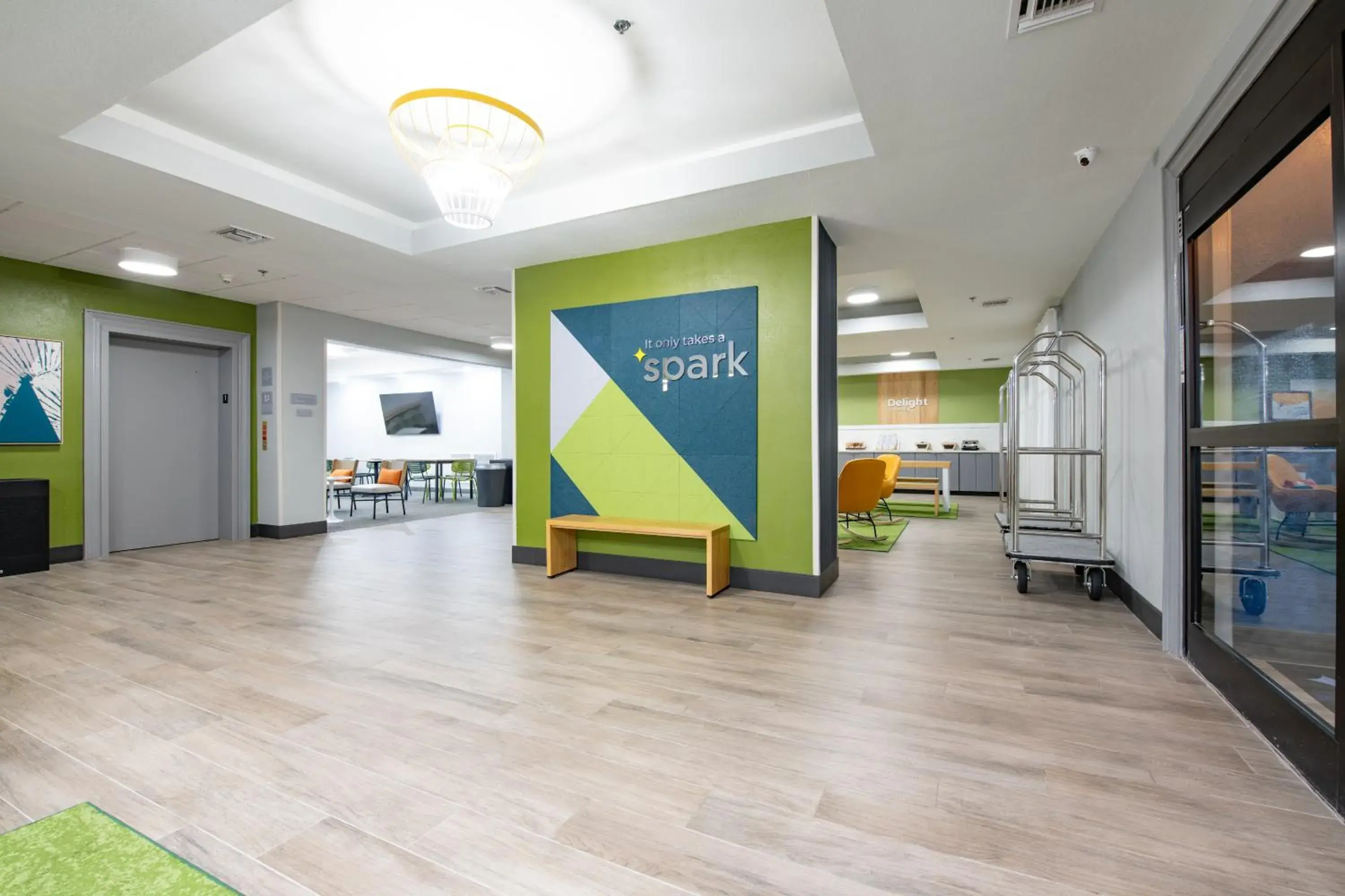 Lobby or reception in Spark By Hilton Lafayette South Lobby or reception in Spark By Hilton Lafayette South