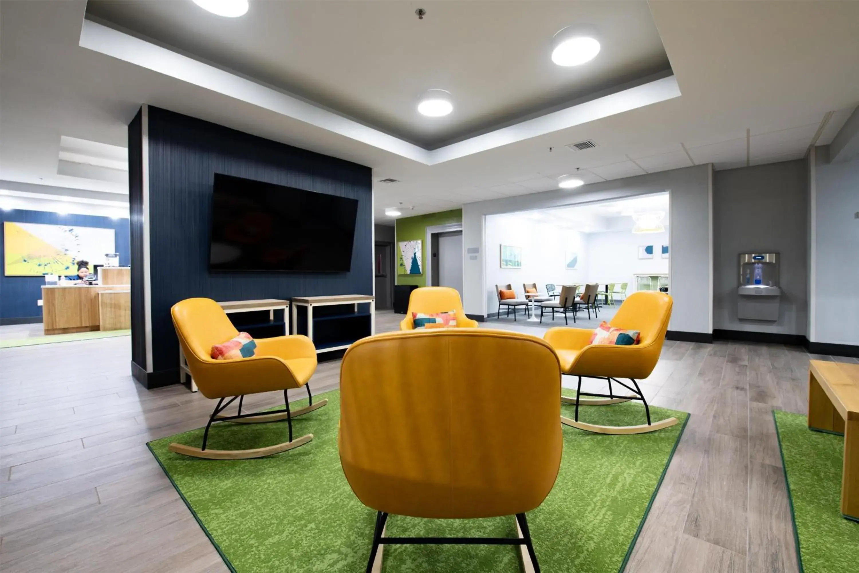 Lobby or reception in Spark By Hilton Lafayette South Lobby or reception in Spark By Hilton Lafayette South
