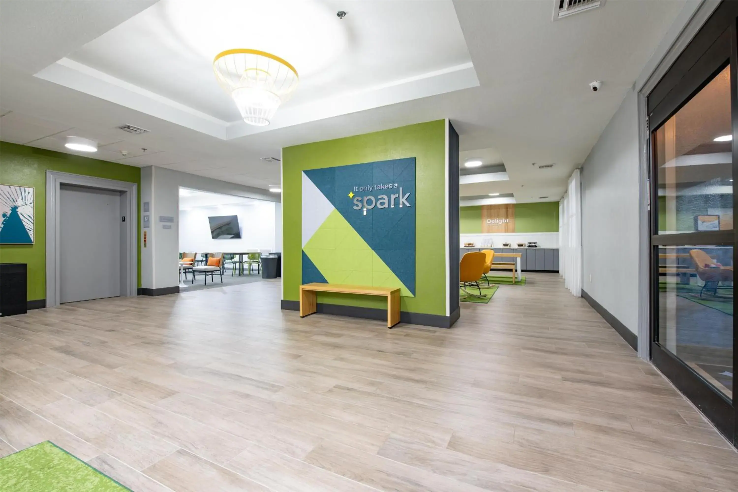 Lobby or reception in Spark By Hilton Lafayette South Lobby or reception in Spark By Hilton Lafayette South