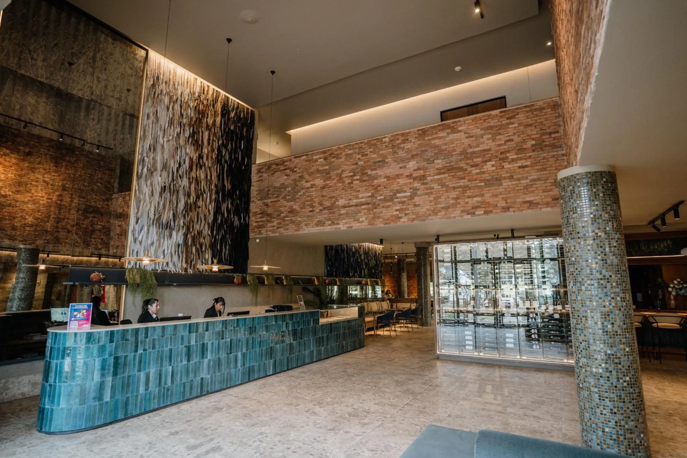Lobby or reception in Hotel Agua del Desierto