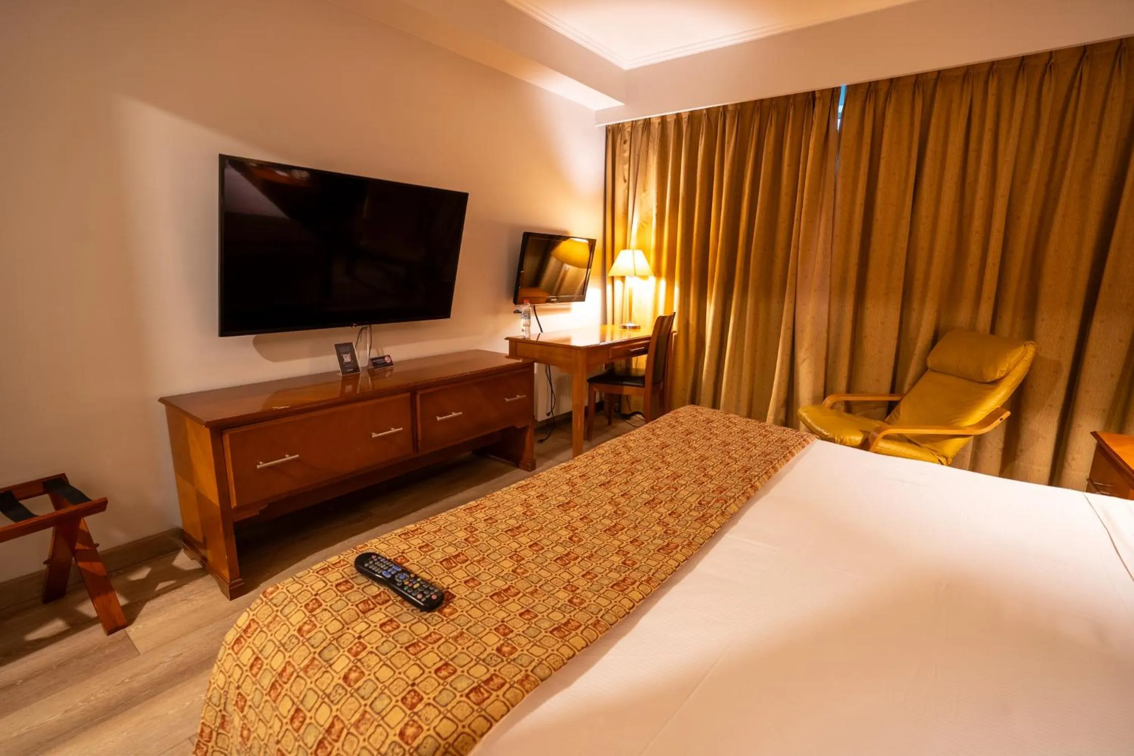 Decorative detail, Bed in Hotel Agua del Desierto