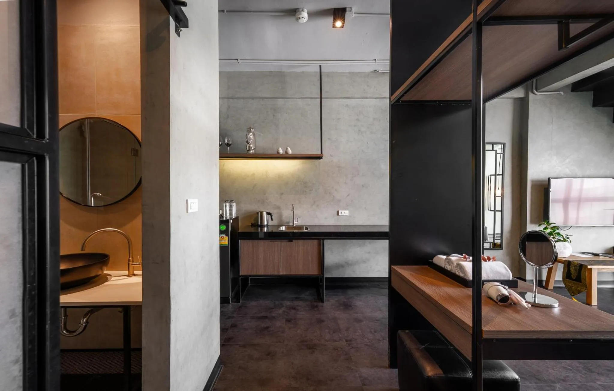 Kitchen or kitchenette in Palette The Ex Capital Hotel Bangkok