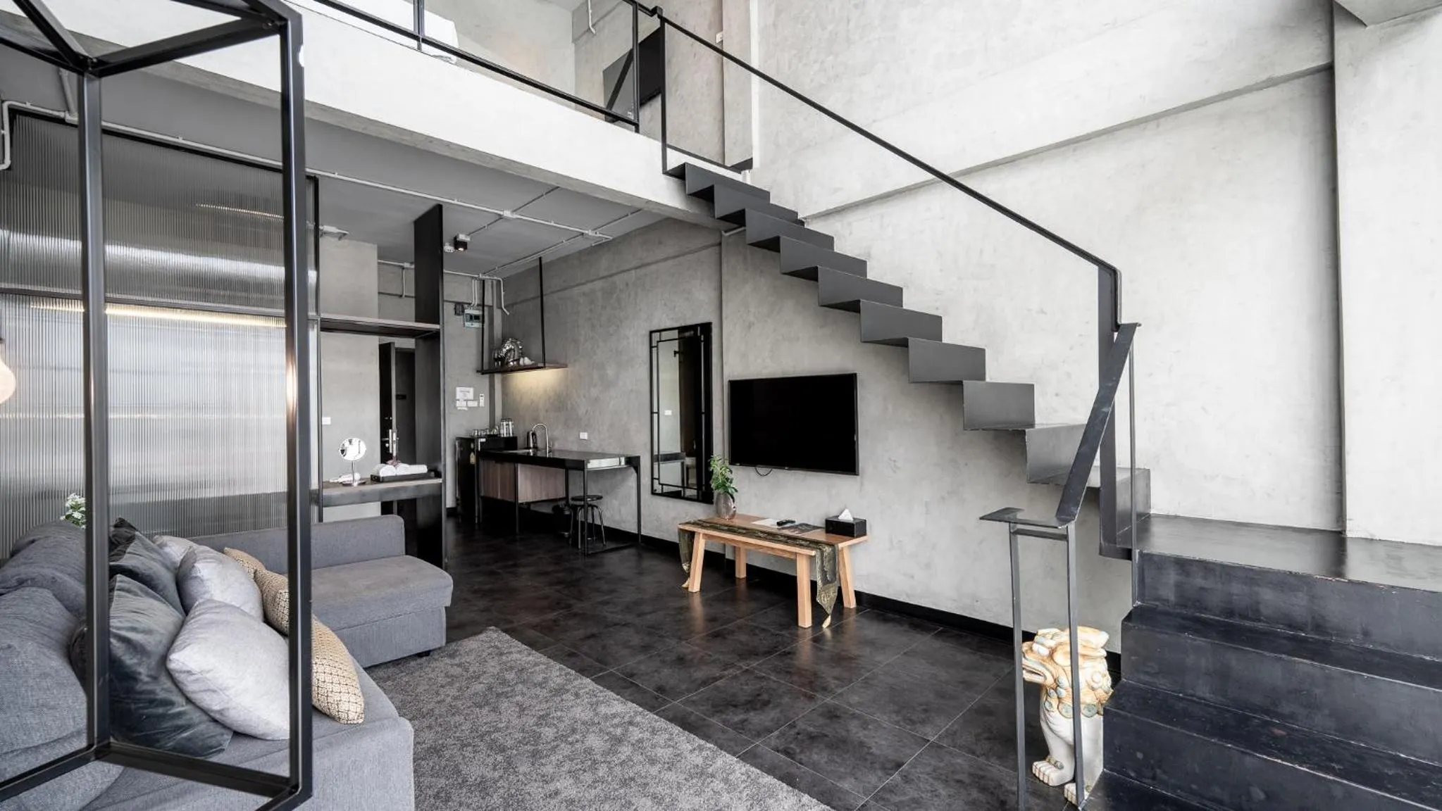 Living room in Palette The Ex Capital Hotel Bangkok