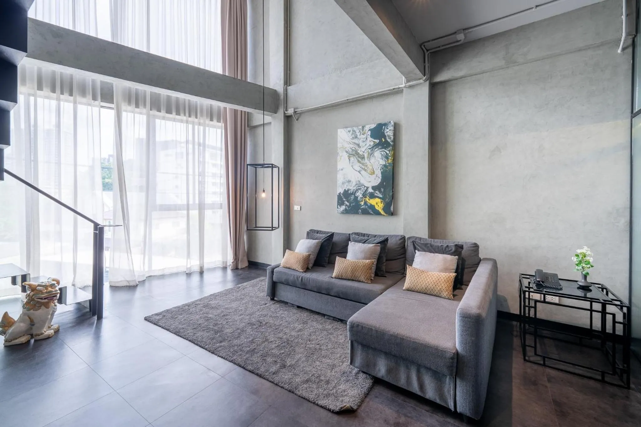 Living room in Palette The Ex Capital Hotel Bangkok