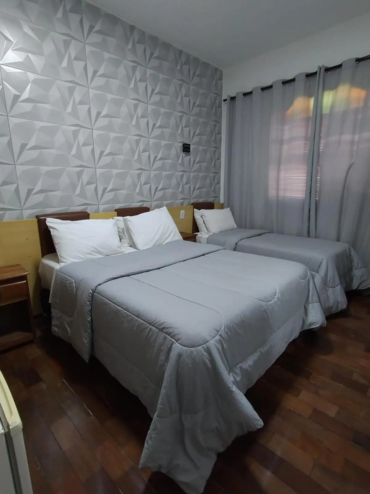 Bed in Pousada da Seresta