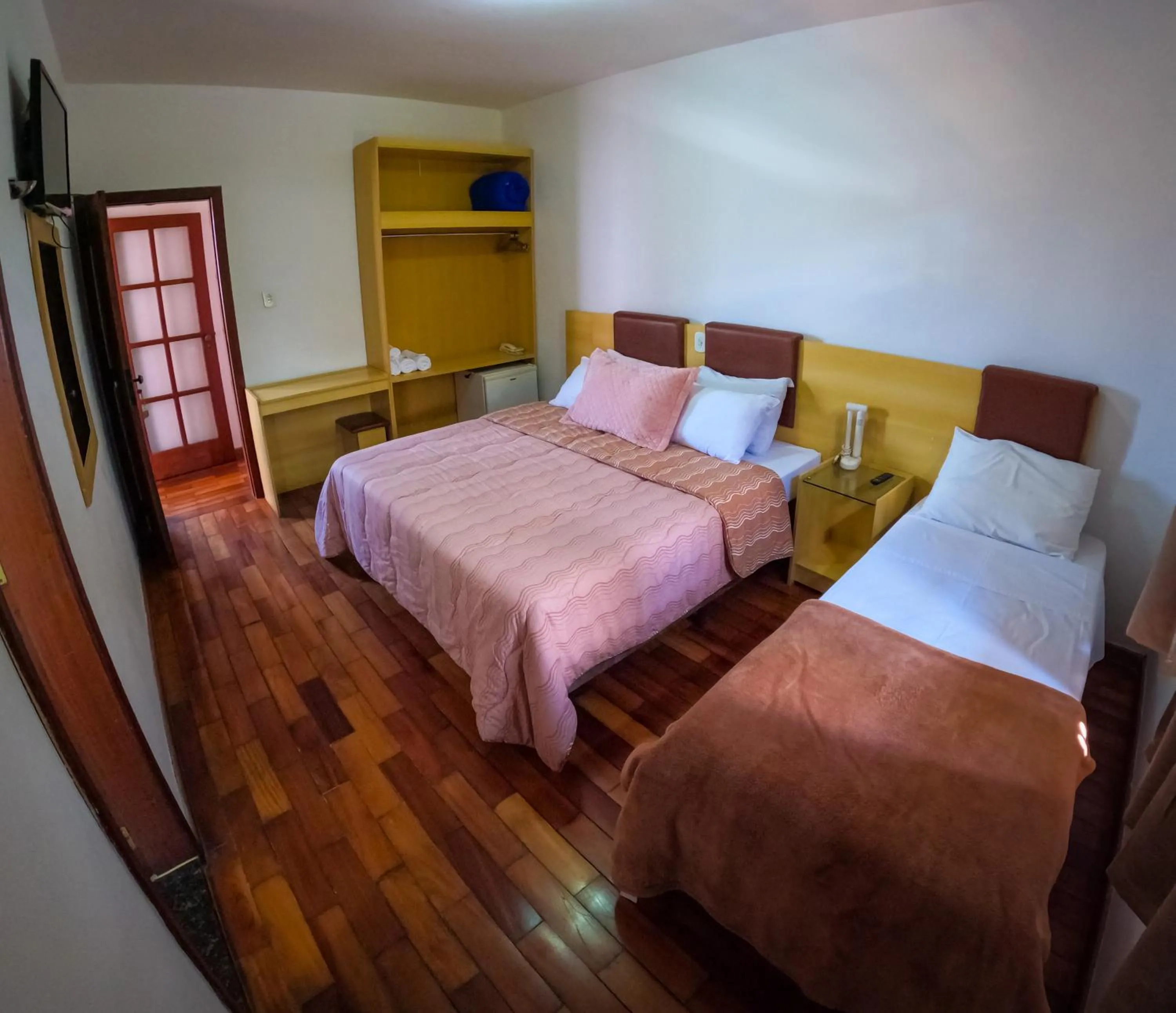Bed in Pousada da Seresta