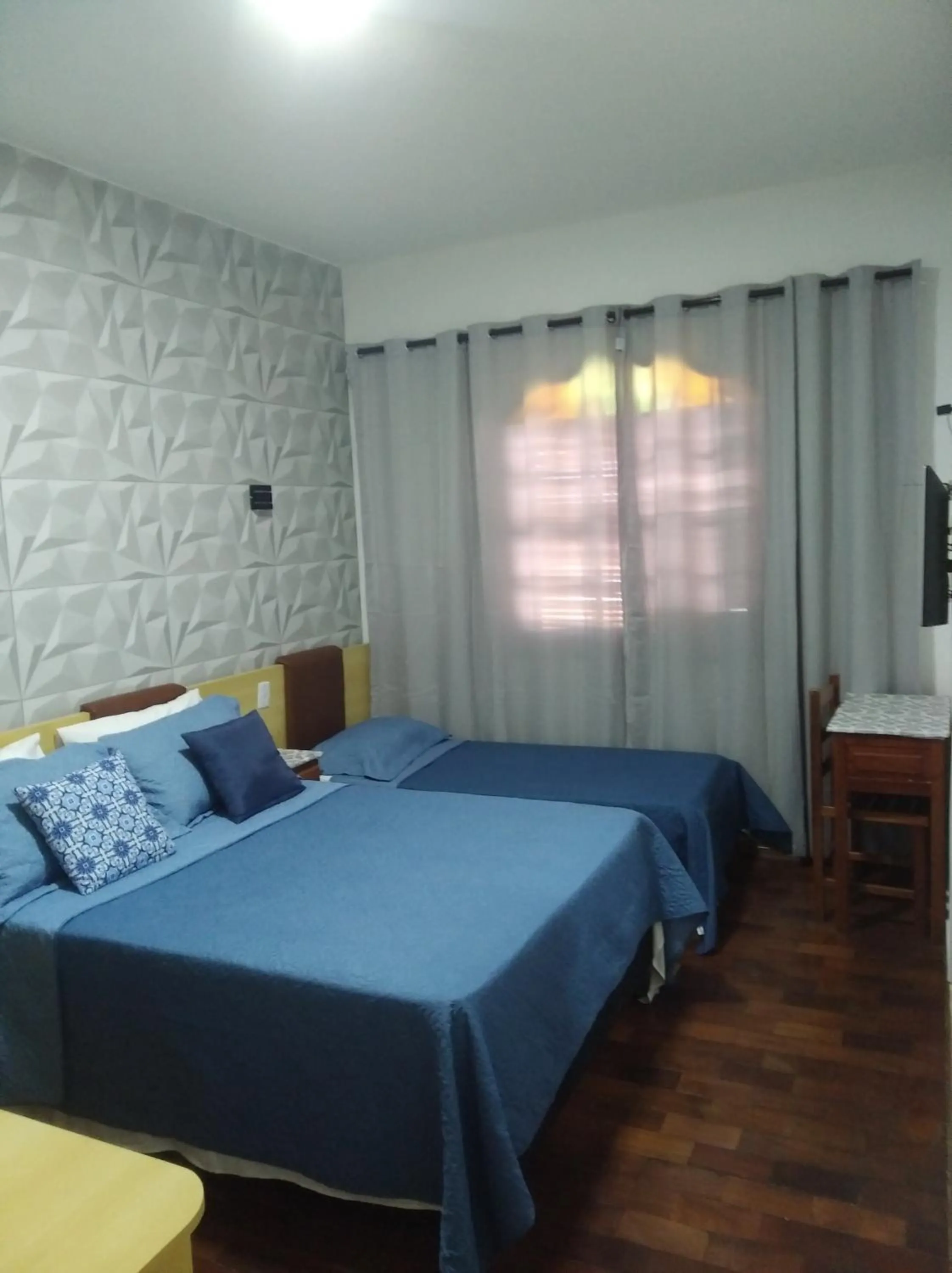 Bed in Pousada da Seresta