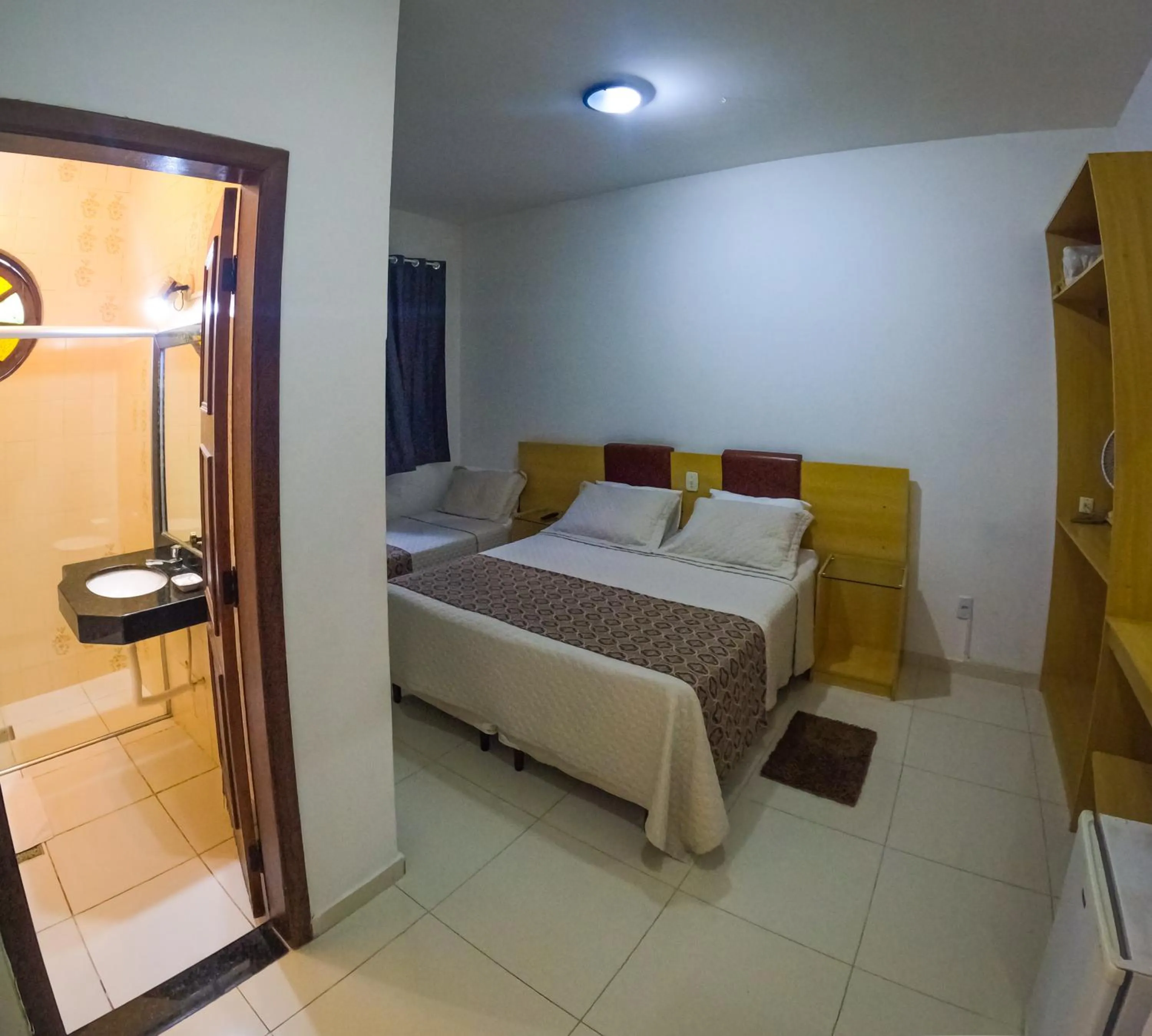 Bed in Pousada da Seresta