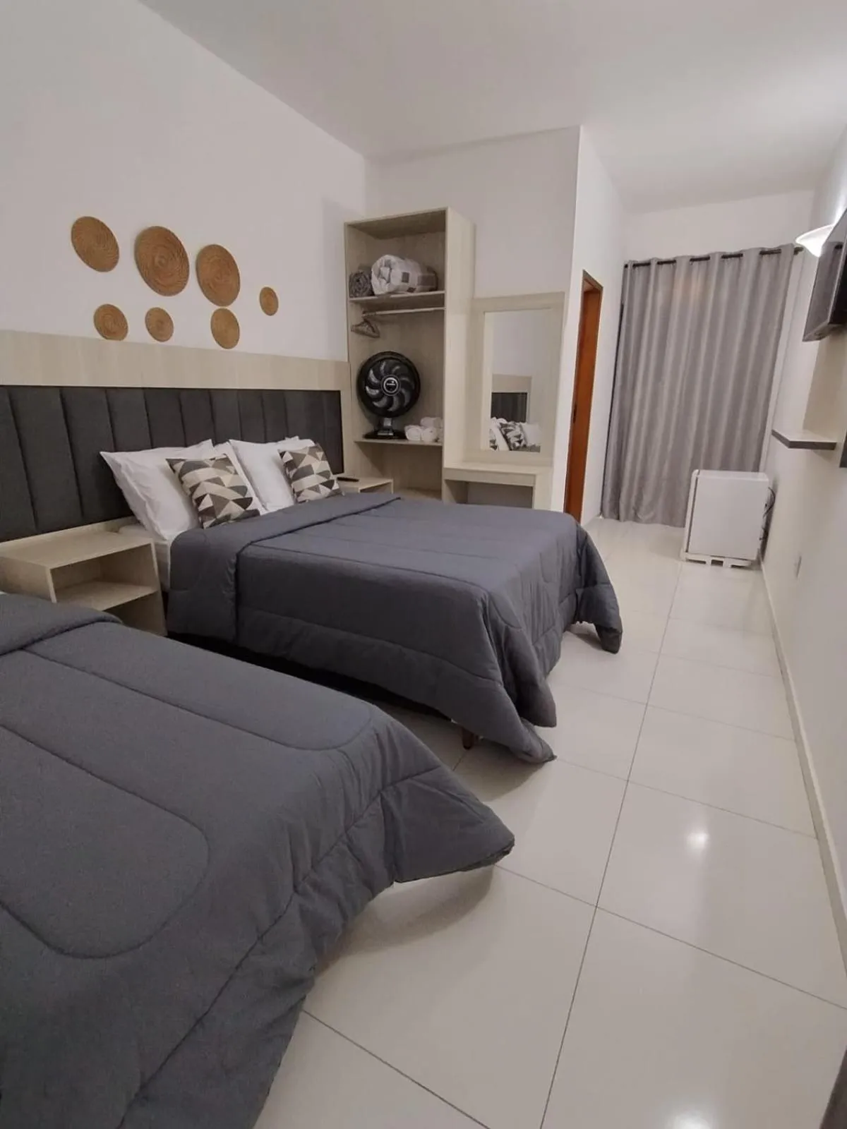 Bed in Pousada da Seresta