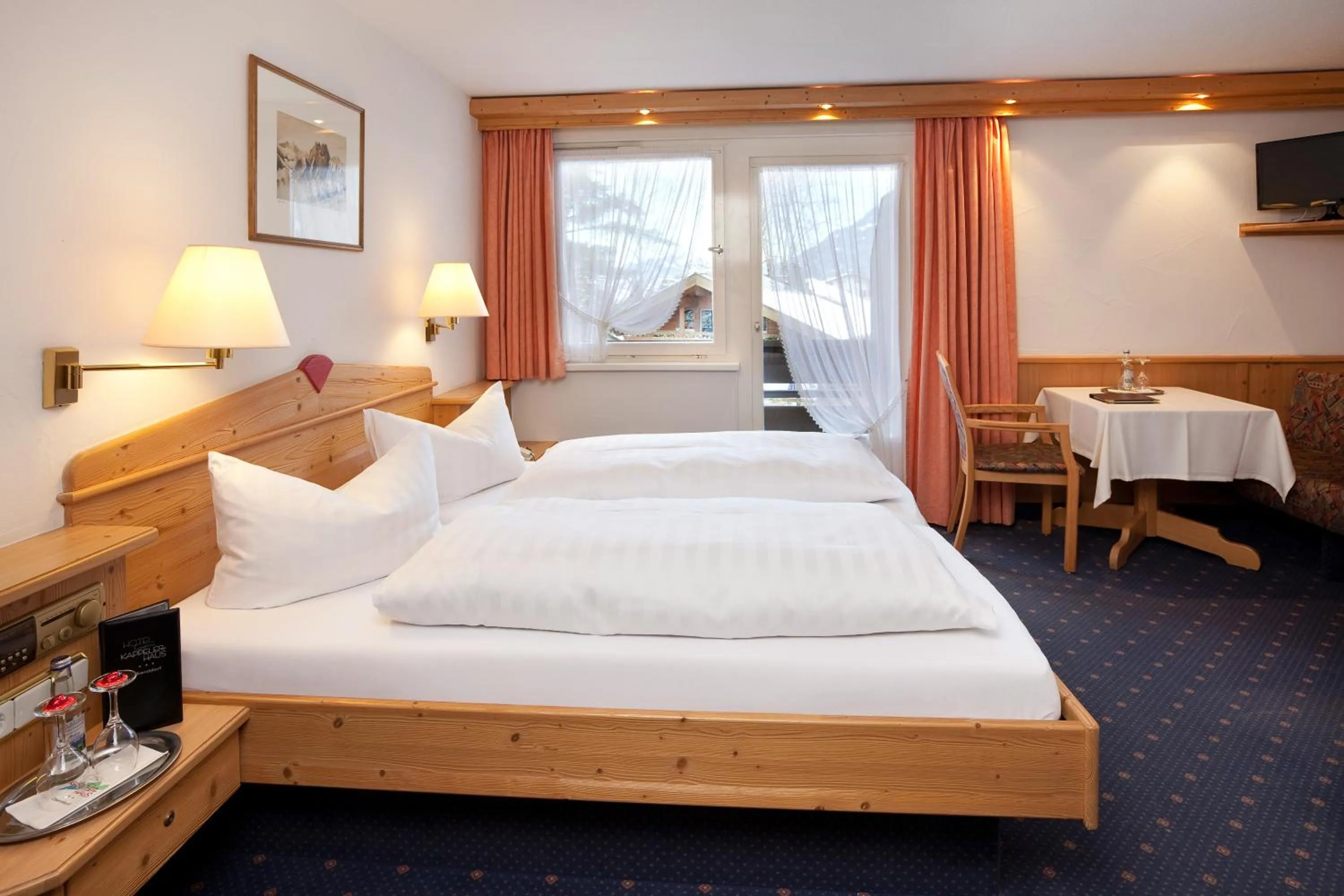 Bed in Hotel garni Kappeler-Haus