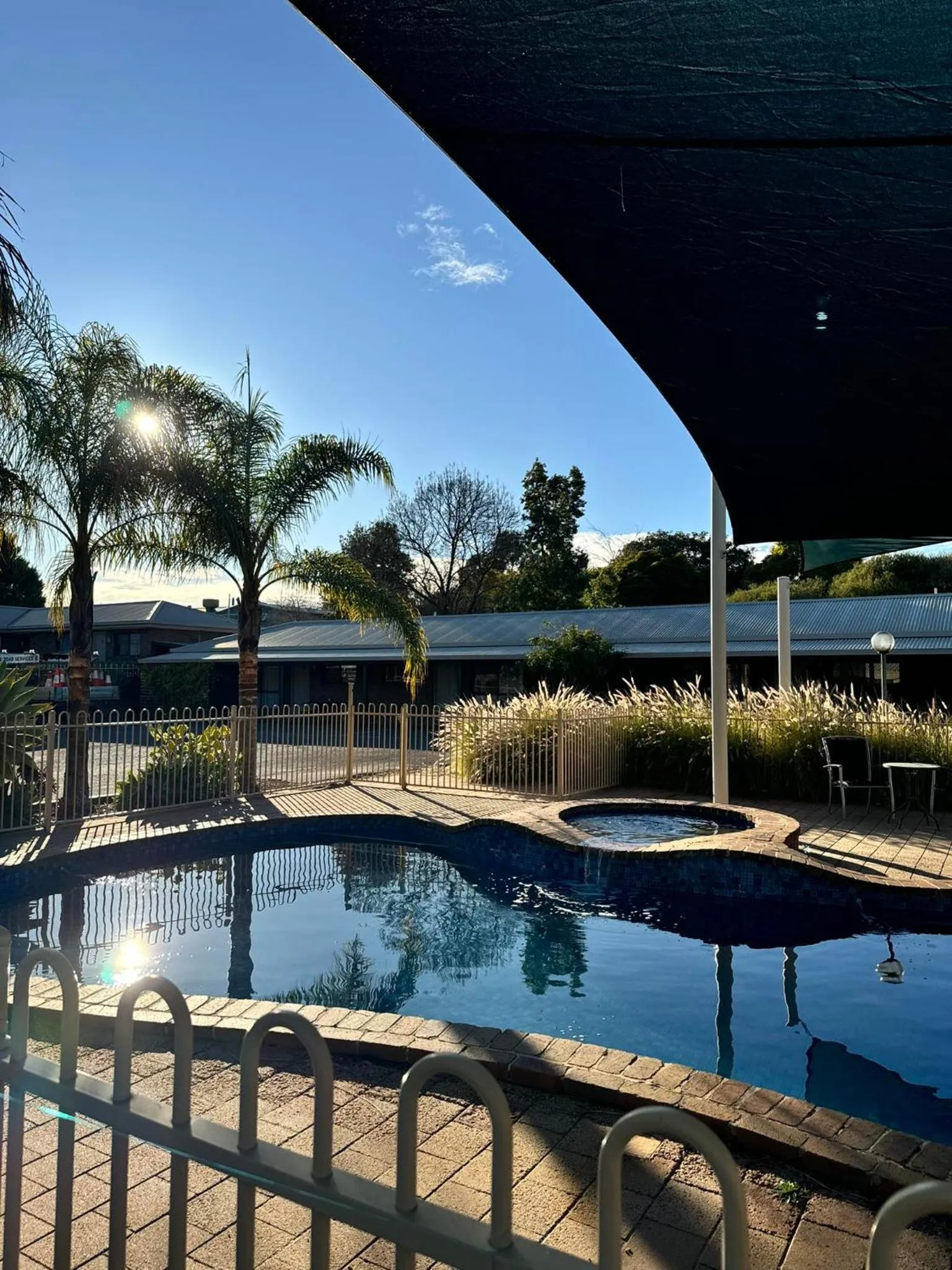 Swimming pool in Tooleybuc Motel