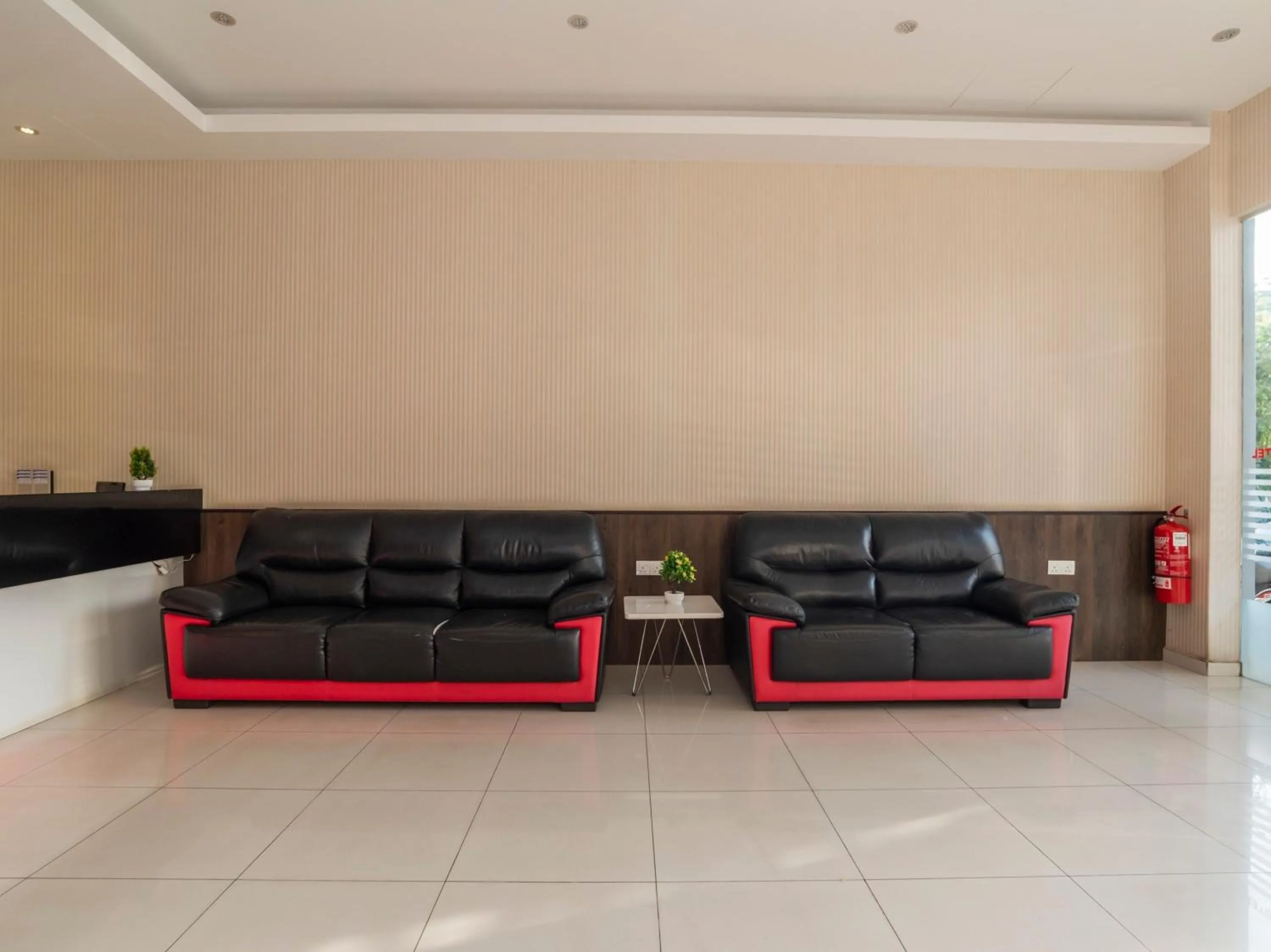 Seating area in MK Paradise hotel