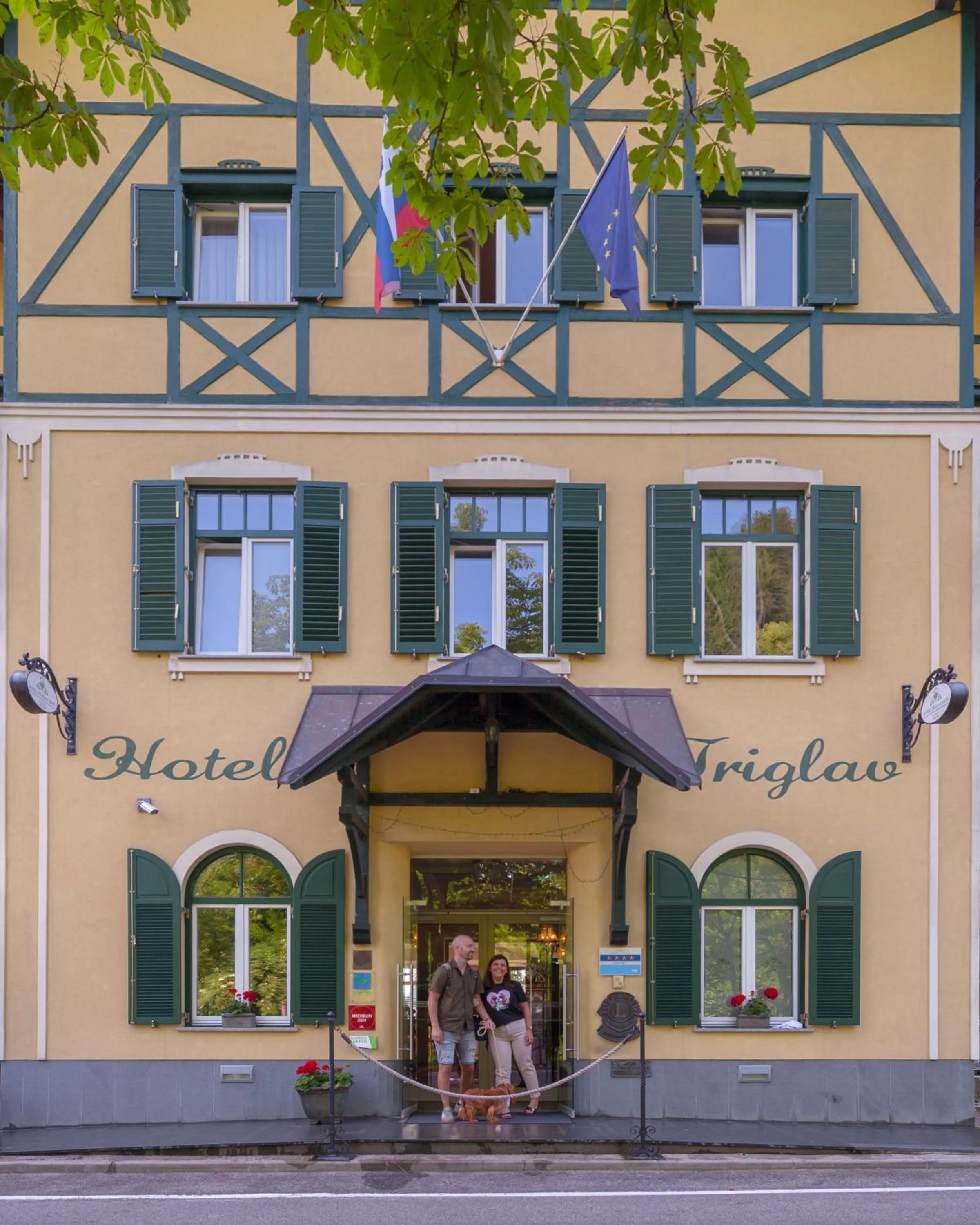 Facade/entrance in Hotel Triglav
