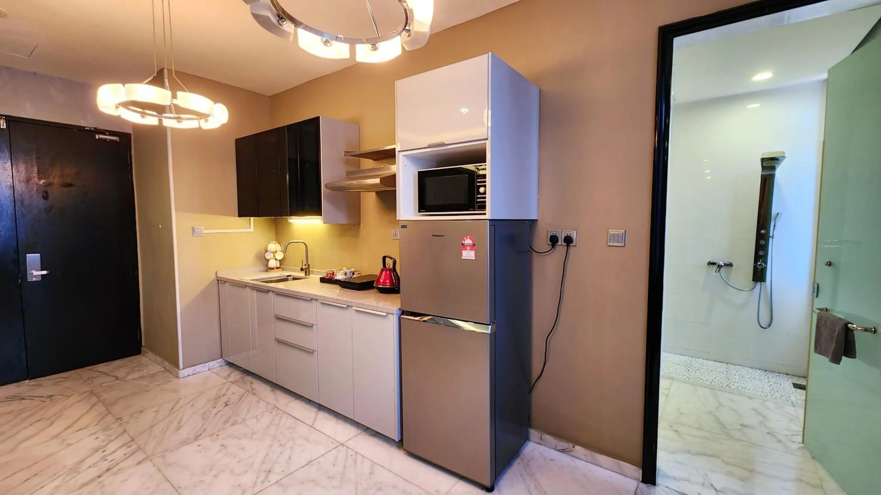 Kitchen or kitchenette in Arenaa Star Hotel