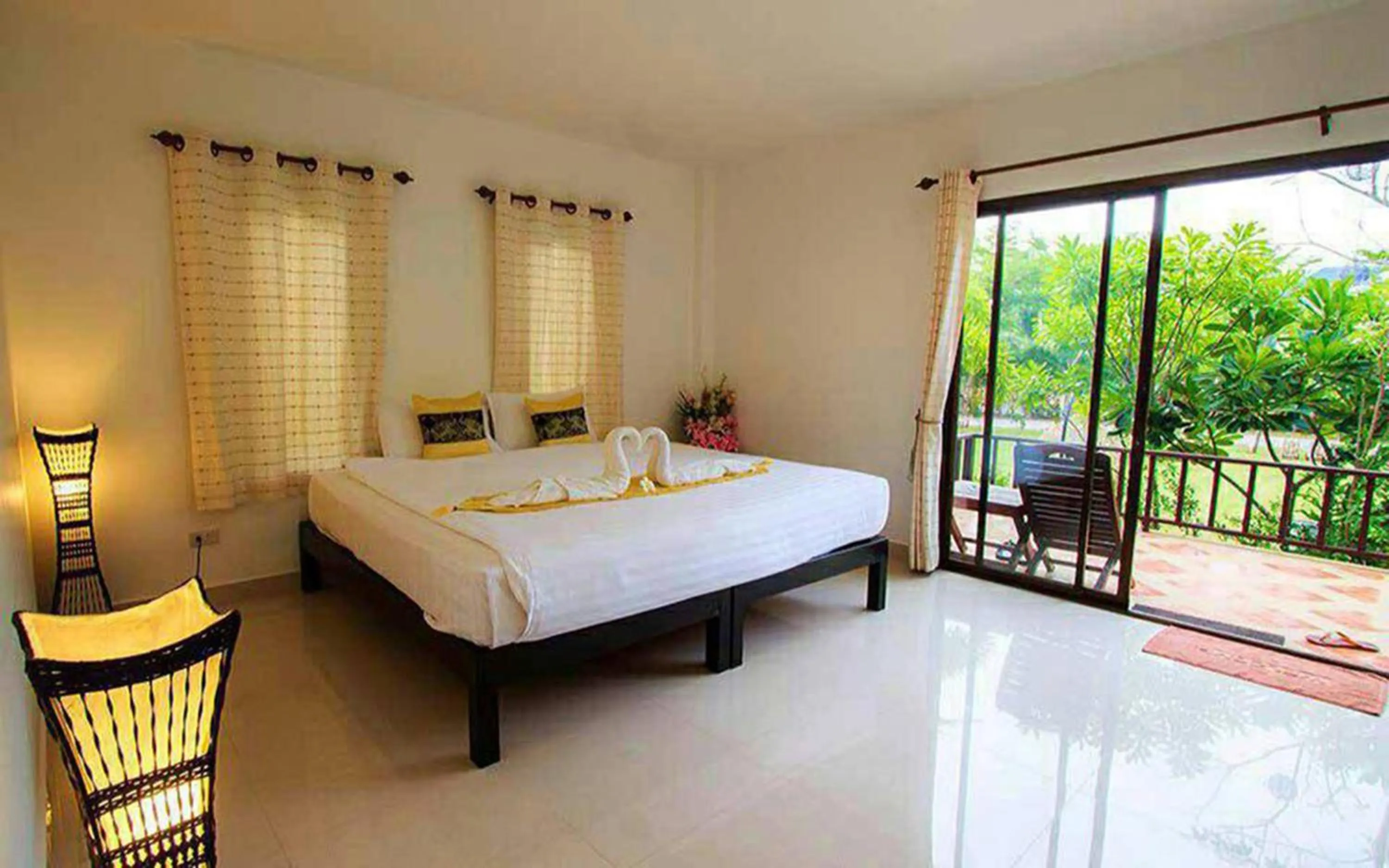 Bedroom, Bed in Pranburi Cabana Resort
