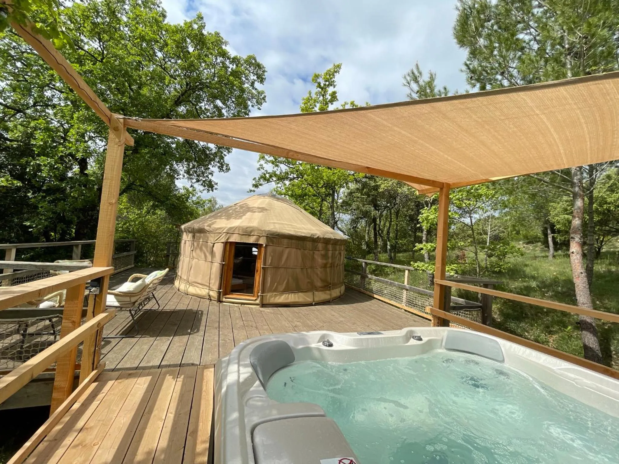 Natural landscape in Les Yourtes de Provence