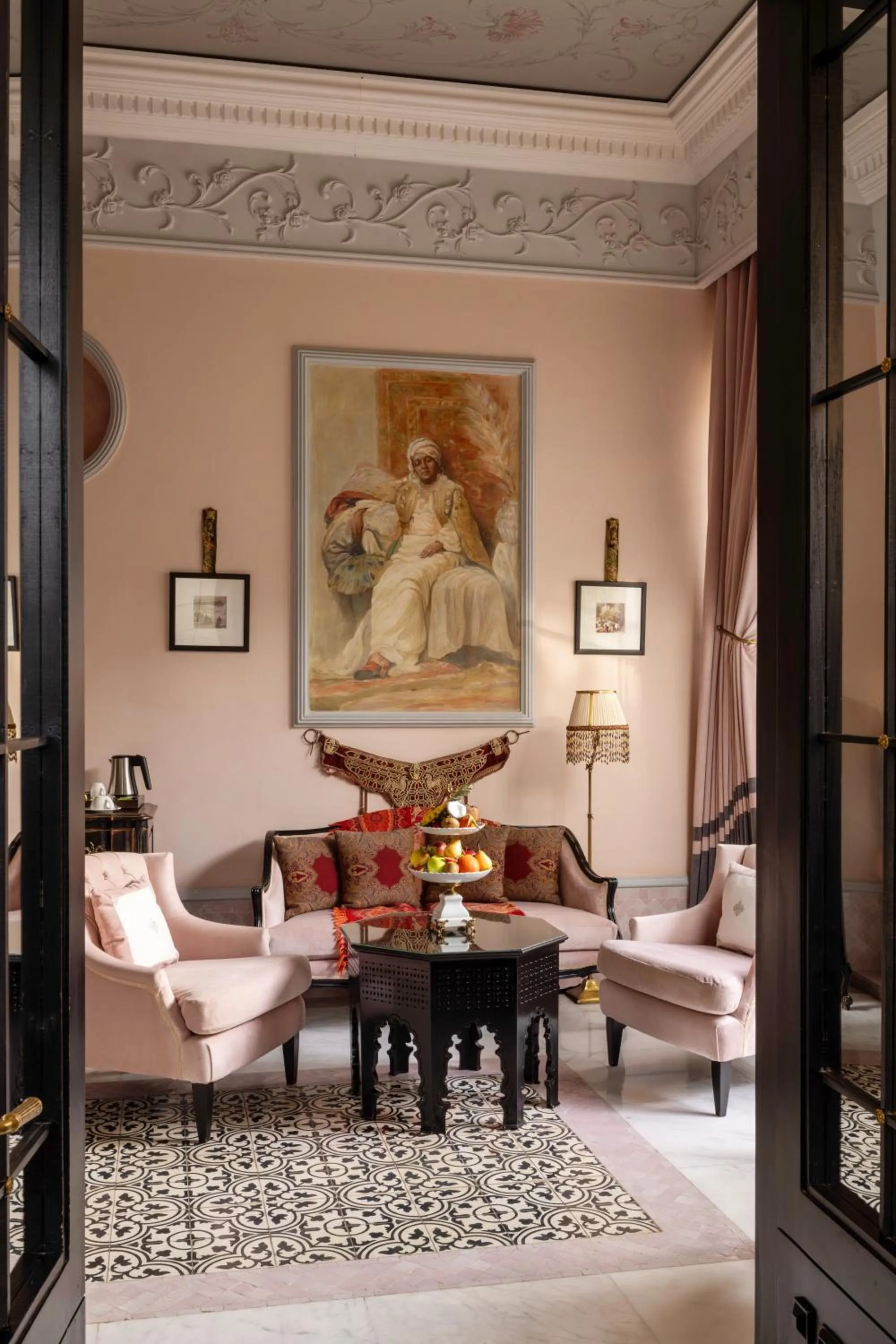 Decorative detail in Palais Ronsard Relais & Chateaux