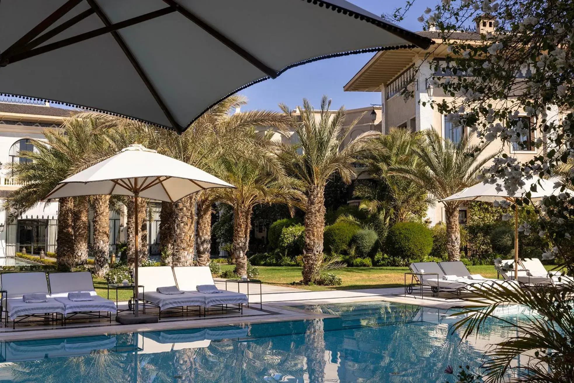 Pool view in Palais Ronsard Relais & Chateaux Pool view in Palais Ronsard Relais & Chateaux