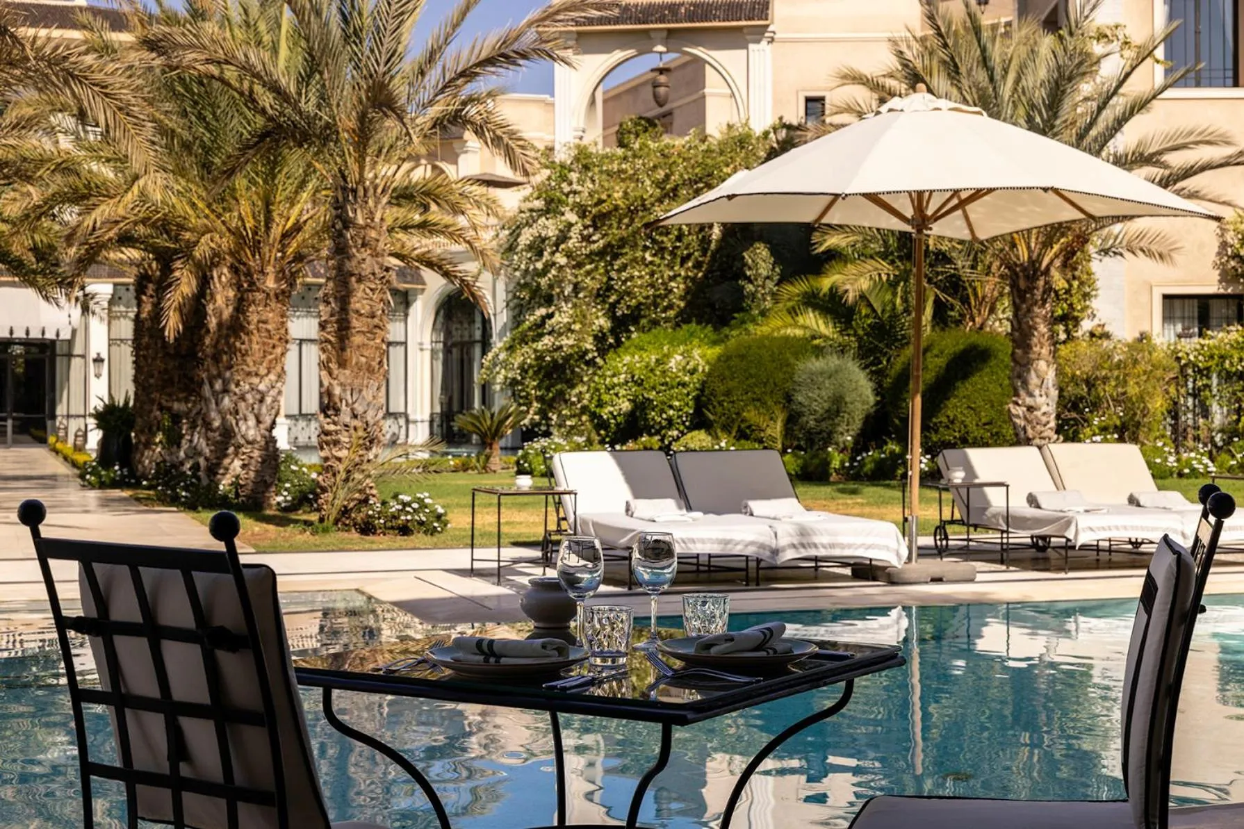 Swimming pool in Palais Ronsard Relais & Chateaux