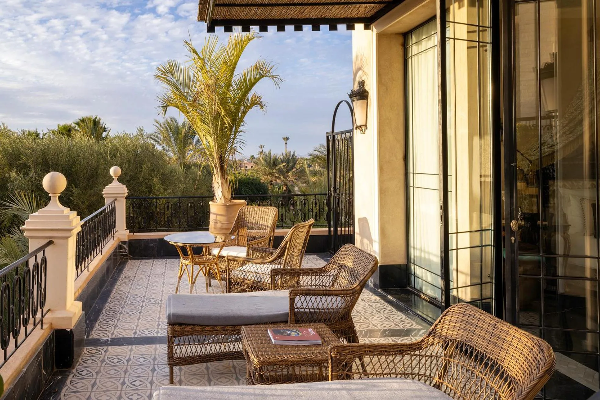 Patio in Palais Ronsard Relais & Chateaux