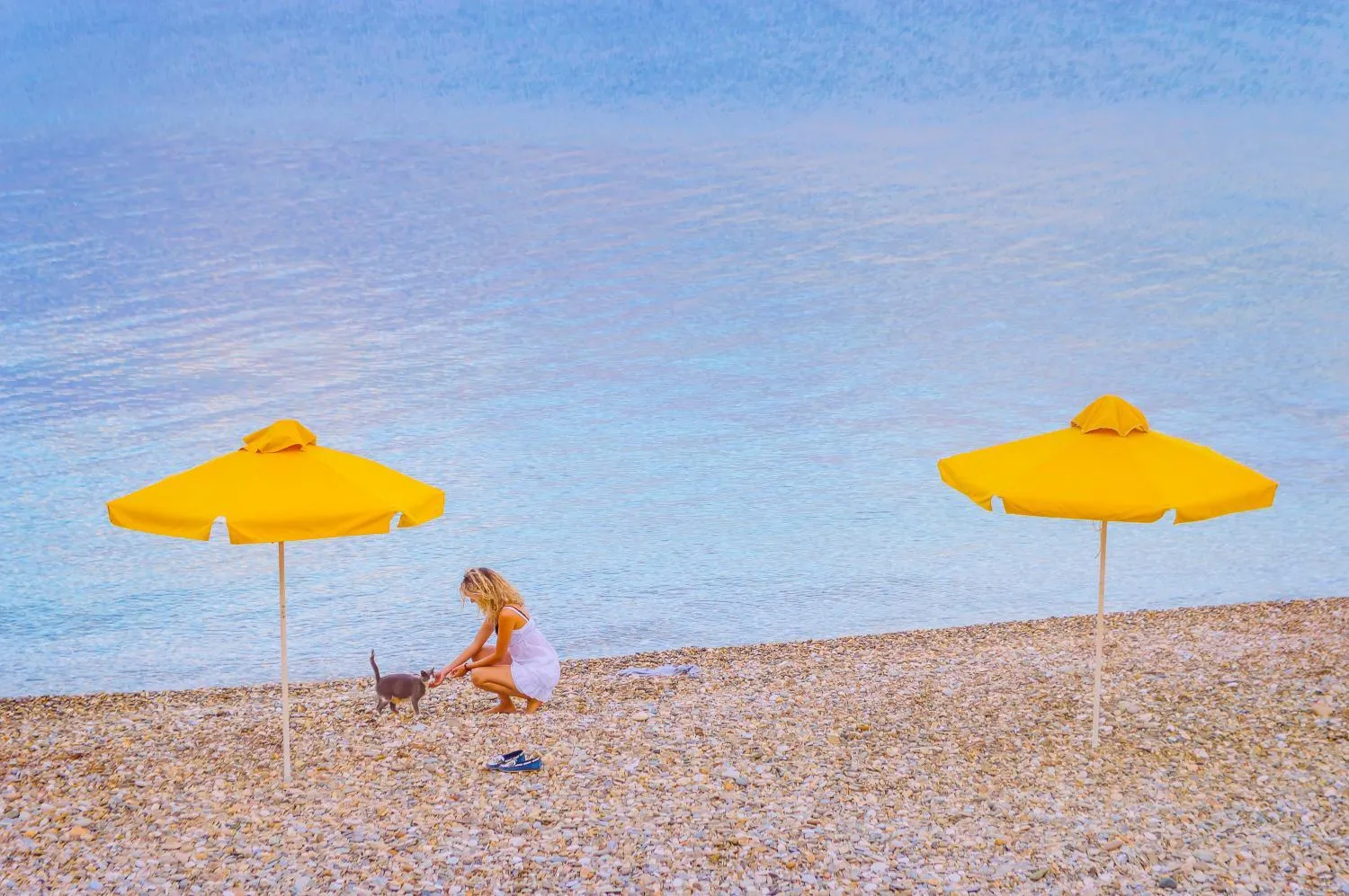 Beach in Hotel Avlakia