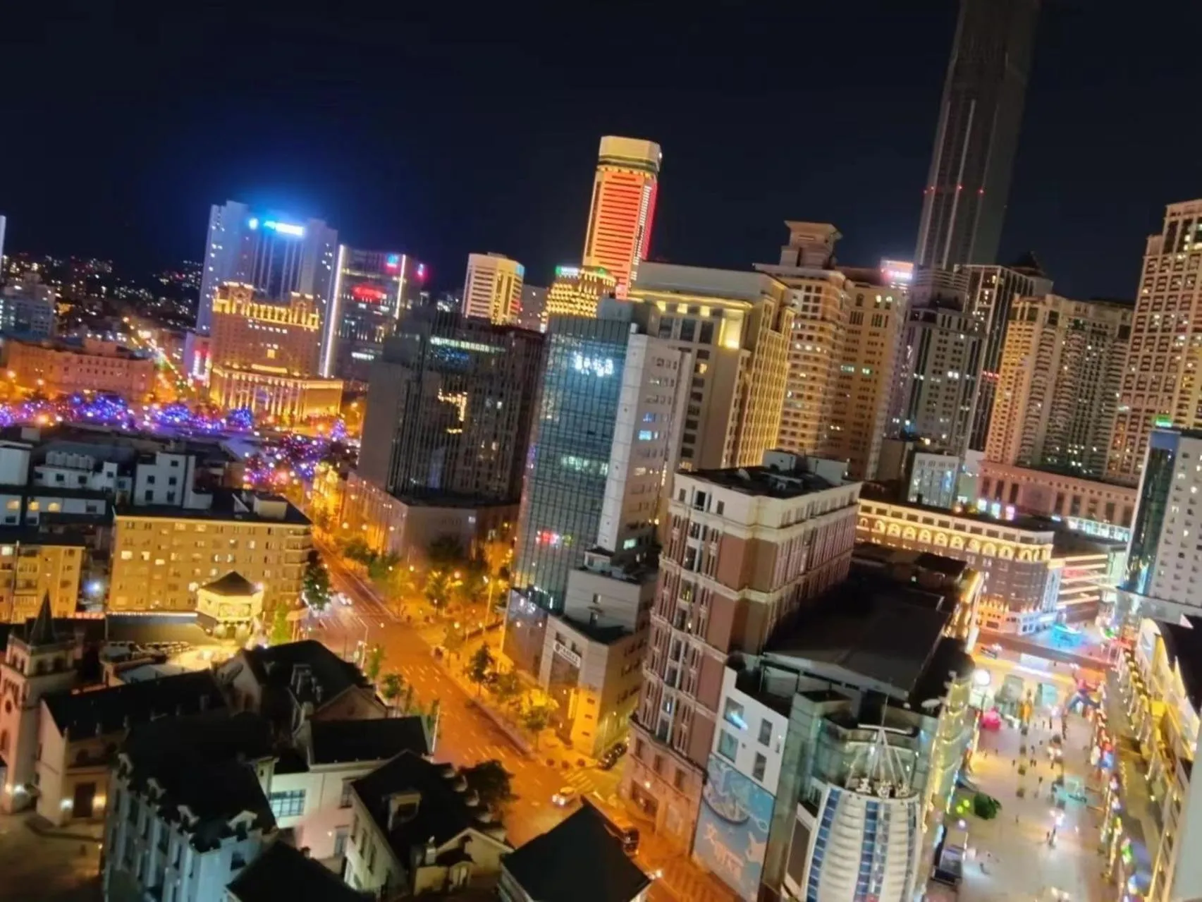 City view in Dalian Xiuzhu Mansion Apartment