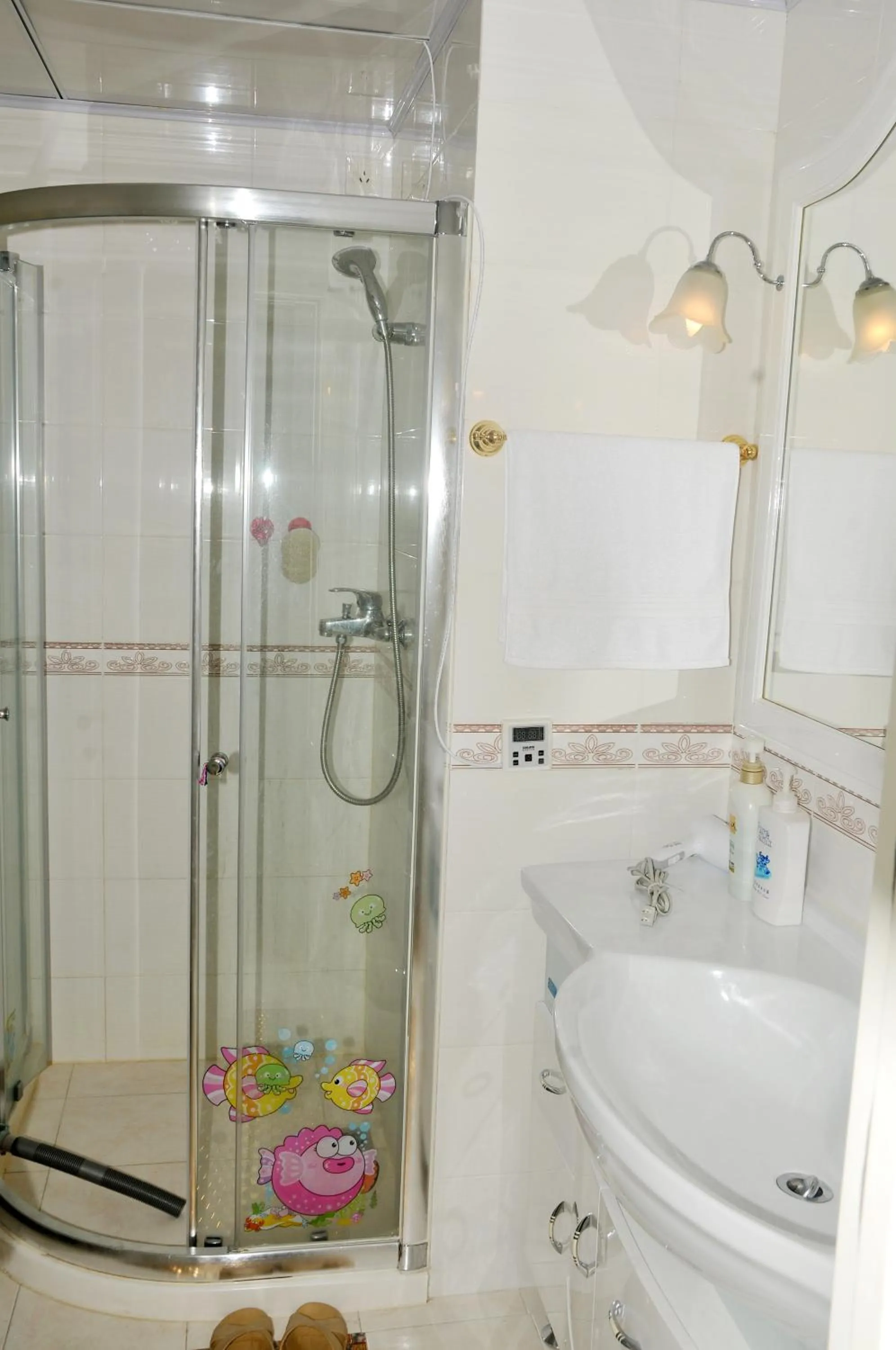 Bathroom in Dalian Xiuzhu Mansion Apartment