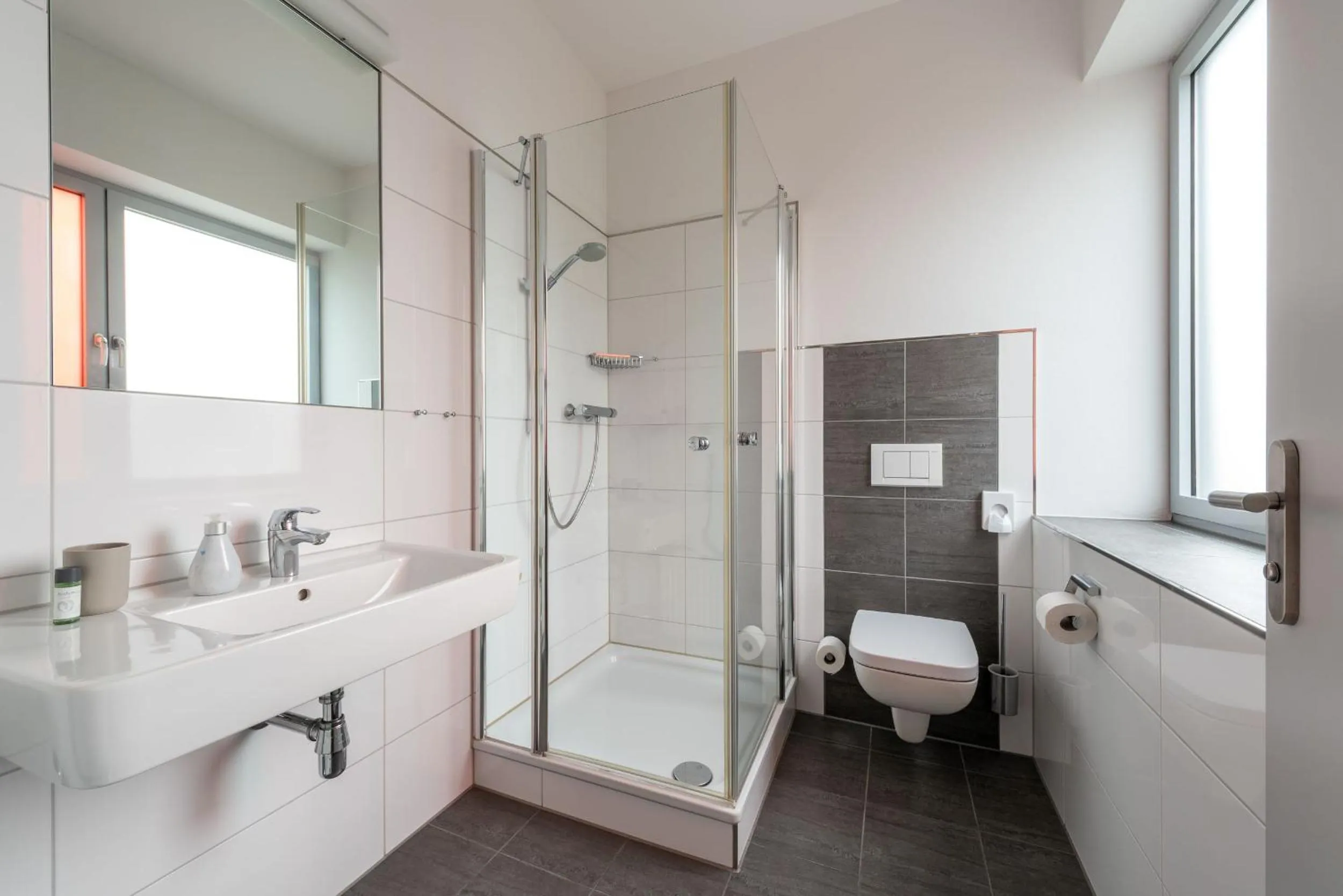 Bathroom in Gästehaus DEULA