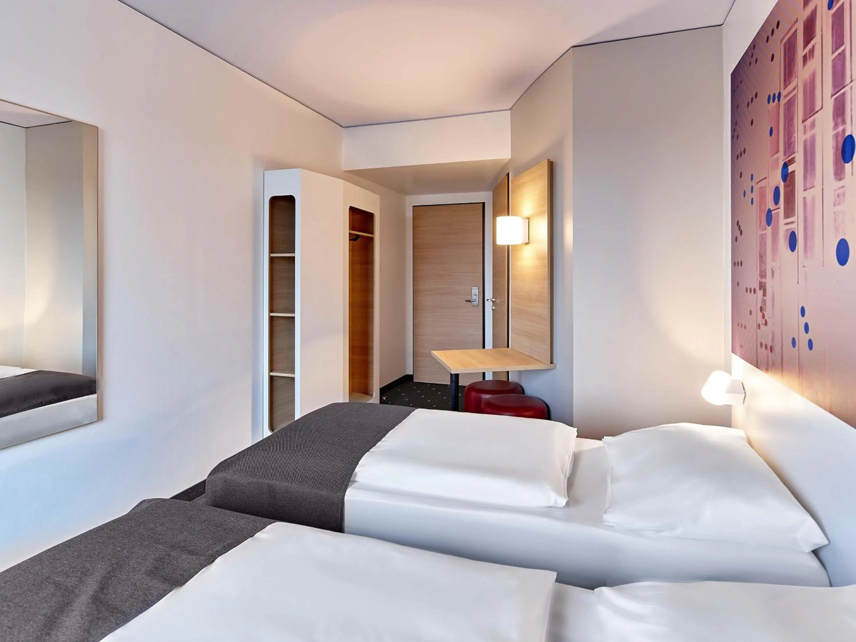 Photo of the whole room, Bed in B&B Hotel Köln-Troisdorf