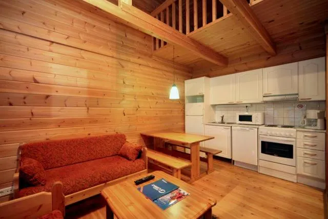 Dining area in Koivula Cottages