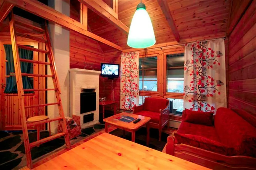 Living room in Koivula Cottages