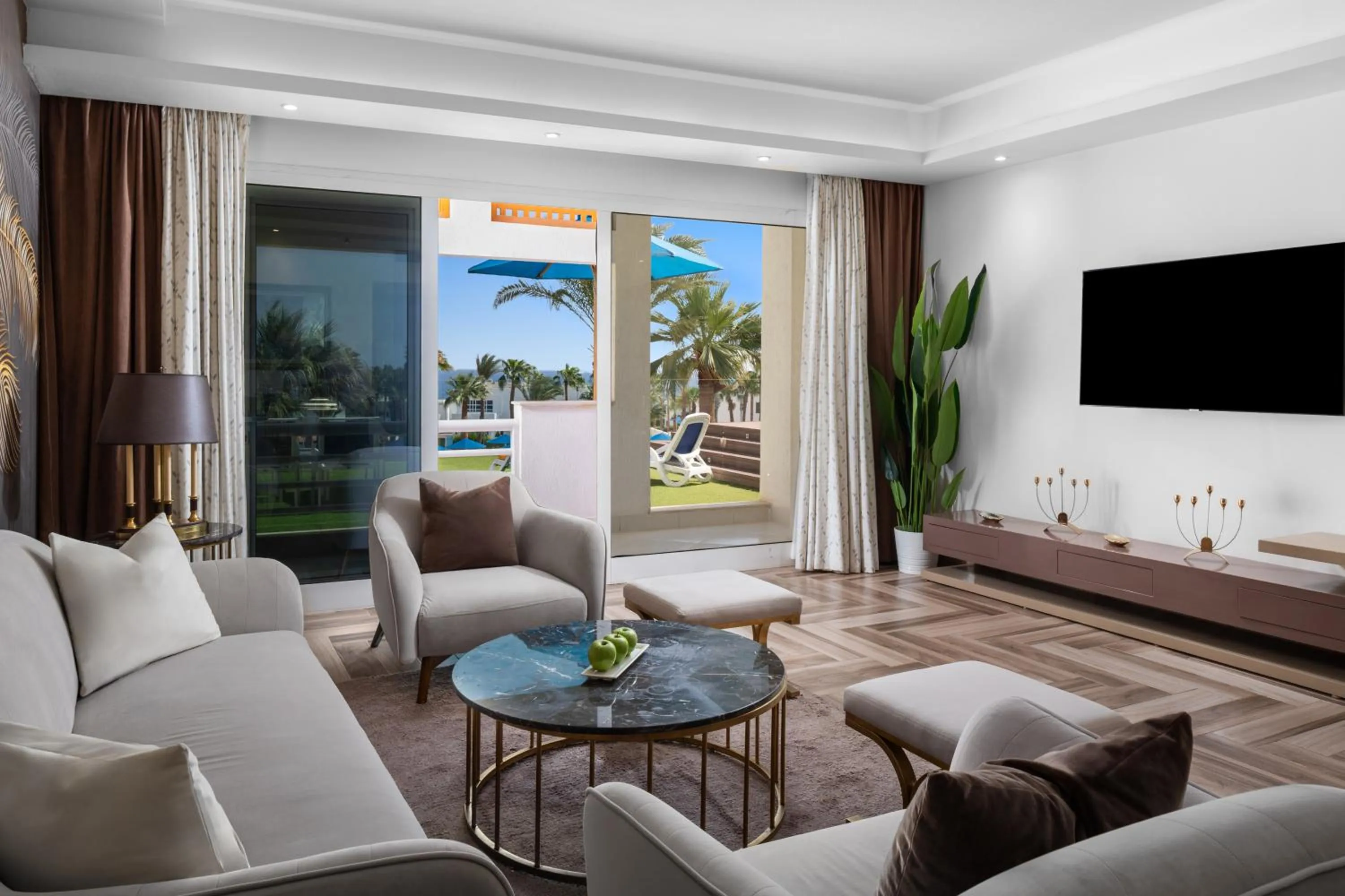 Living room in Pickalbatros Golf Beach Resort - All Inclusive