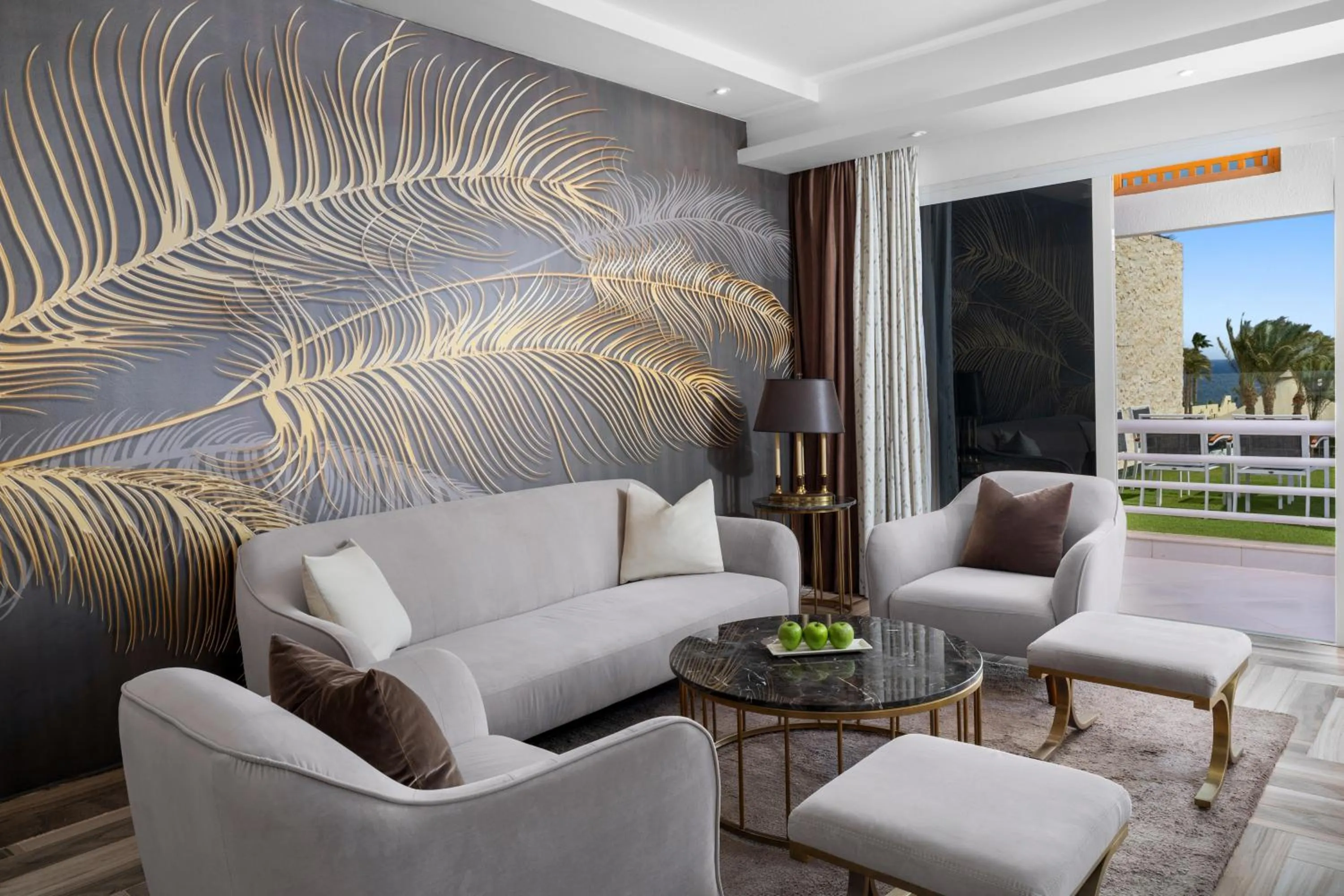 Living room in Pickalbatros Golf Beach Resort - All Inclusive