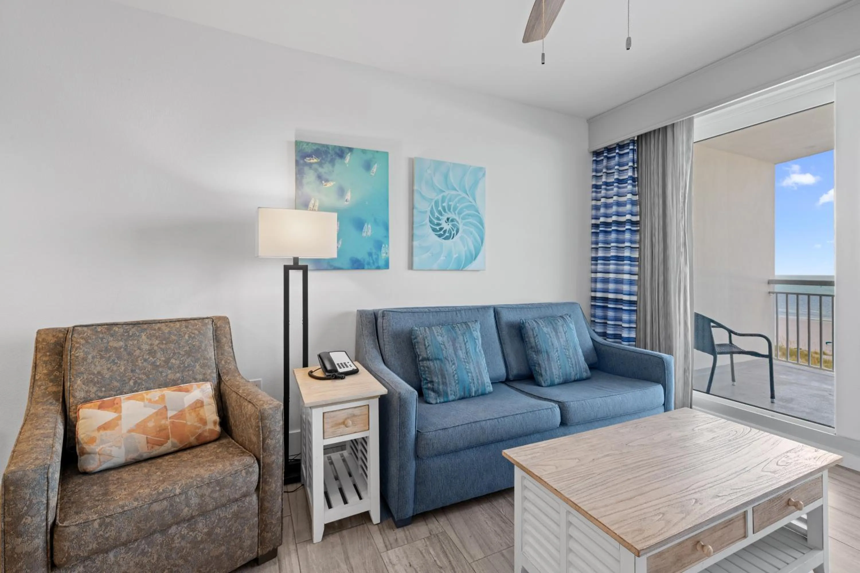 Living room in Provident Oceana Beachfront Suites