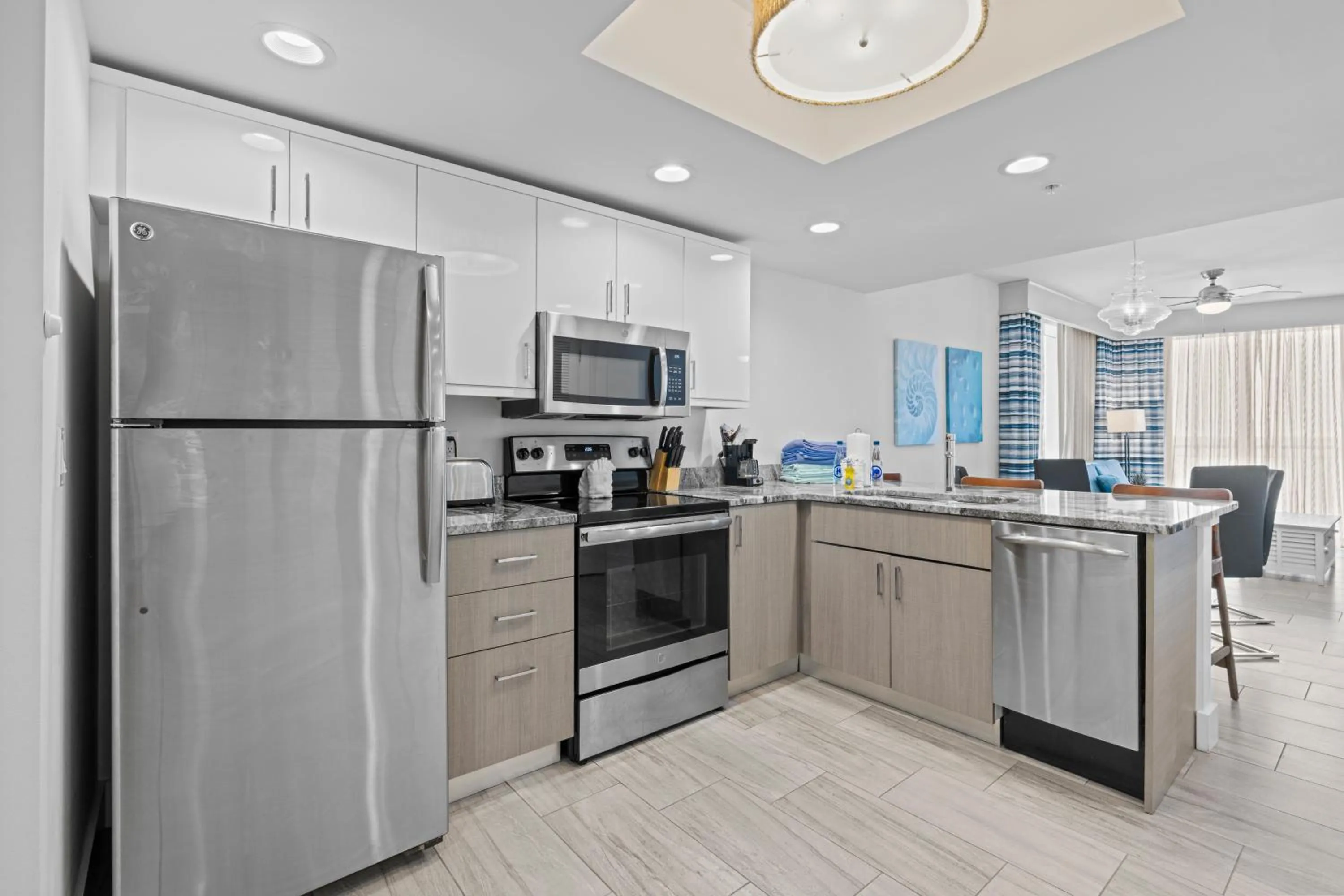 Kitchen or kitchenette in Provident Oceana Beachfront Suites