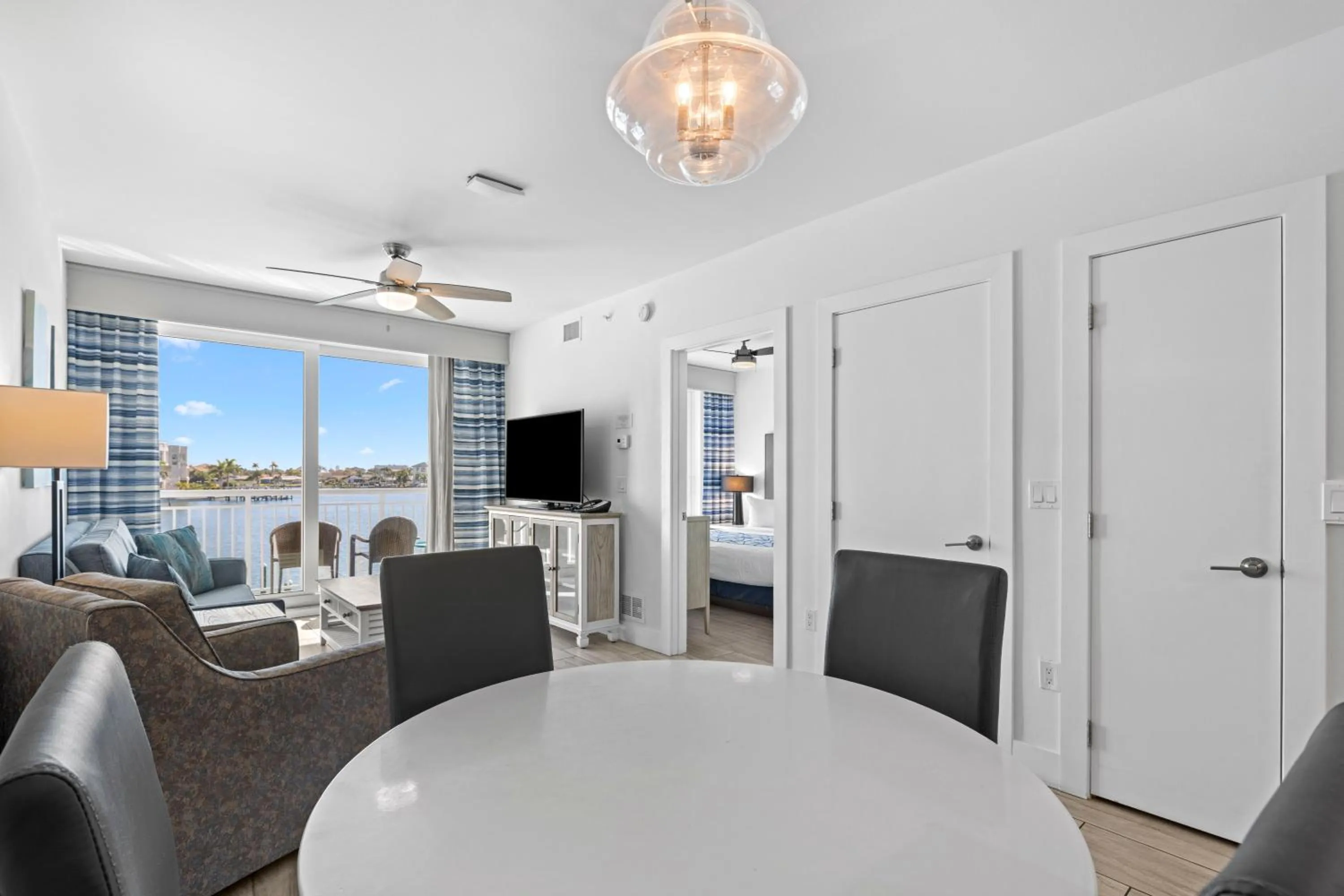 Dining area in Provident Oceana Beachfront Suites