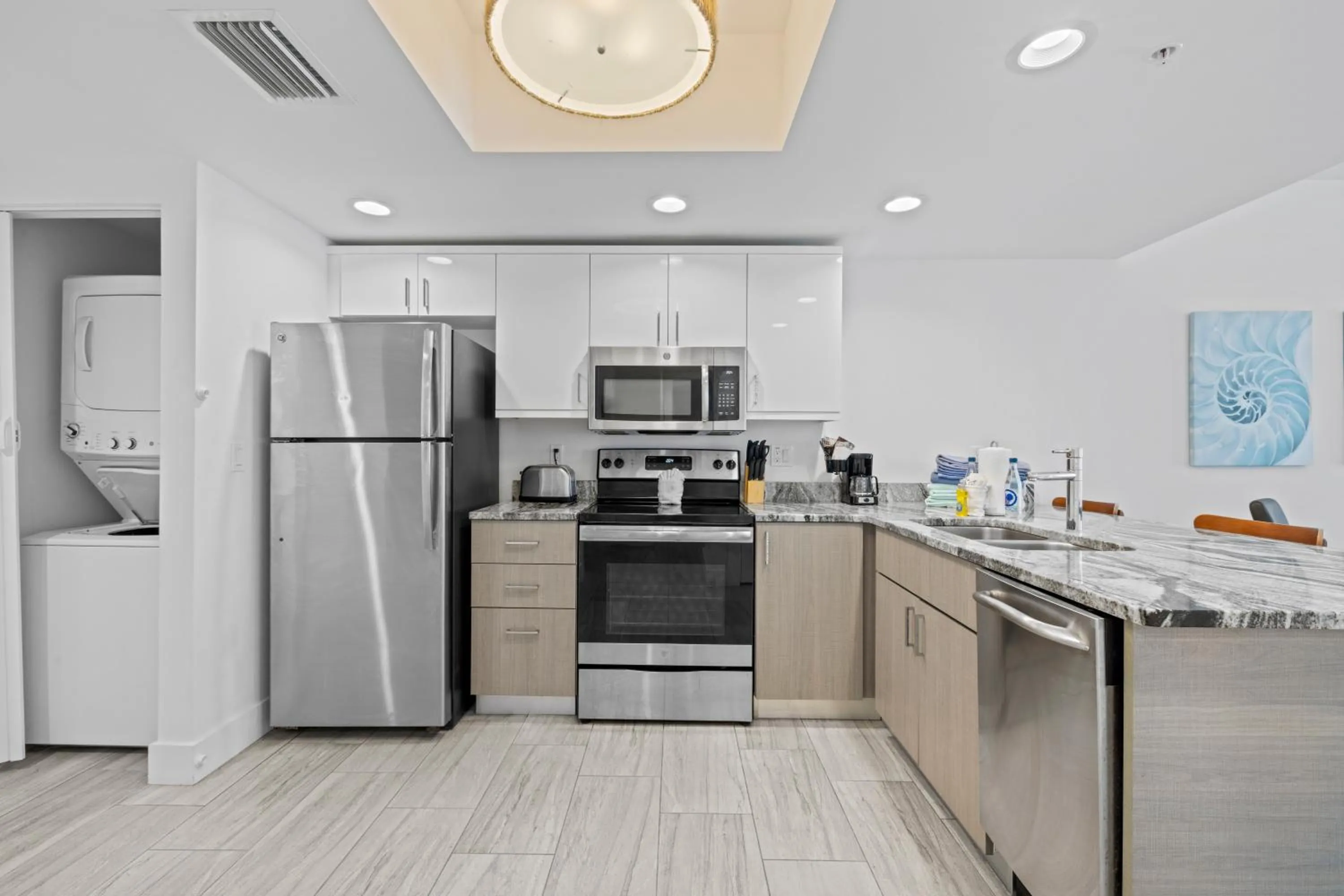 Kitchen or kitchenette in Provident Oceana Beachfront Suites