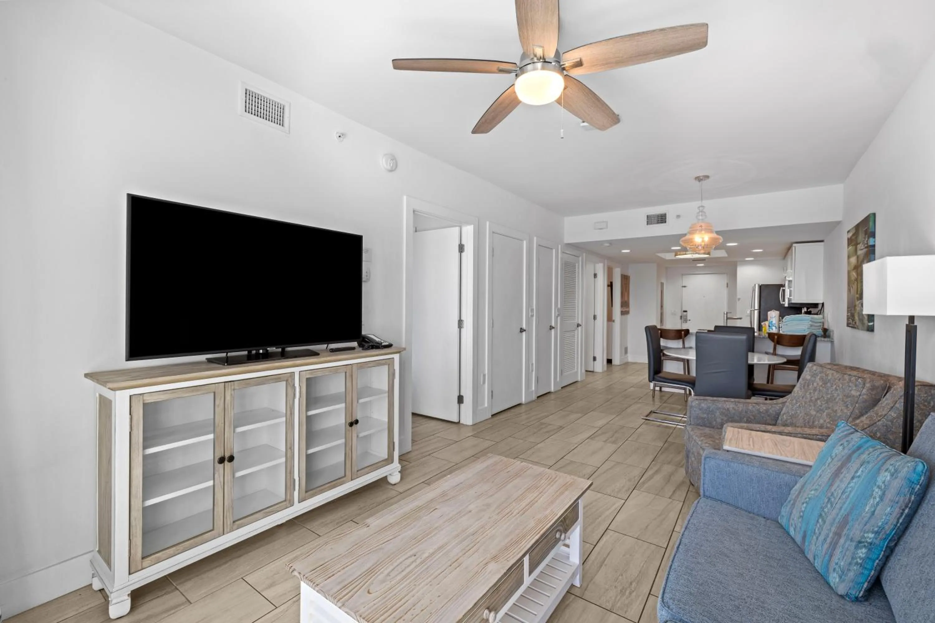 Living room in Provident Oceana Beachfront Suites