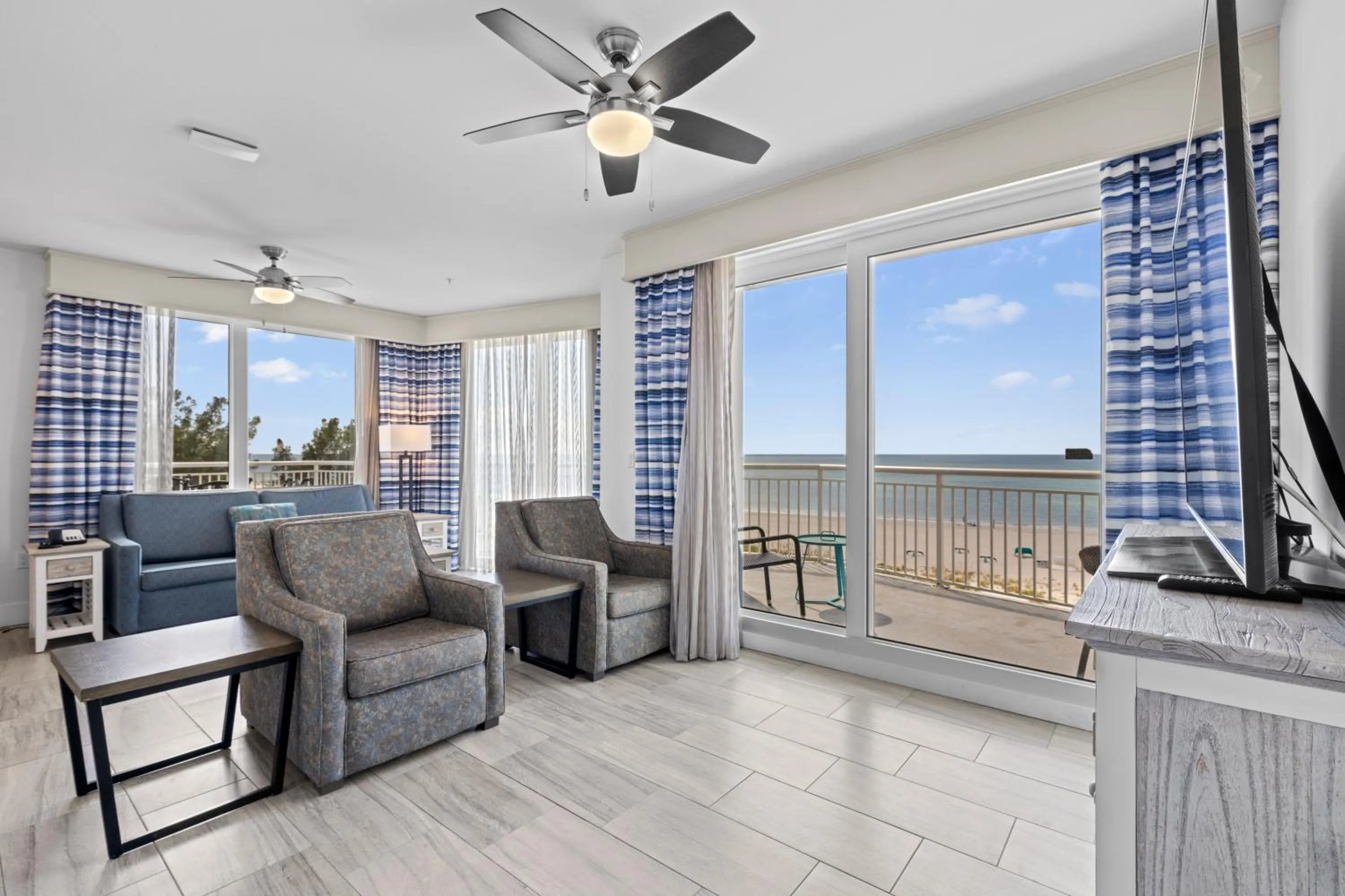 Living room in Provident Oceana Beachfront Suites