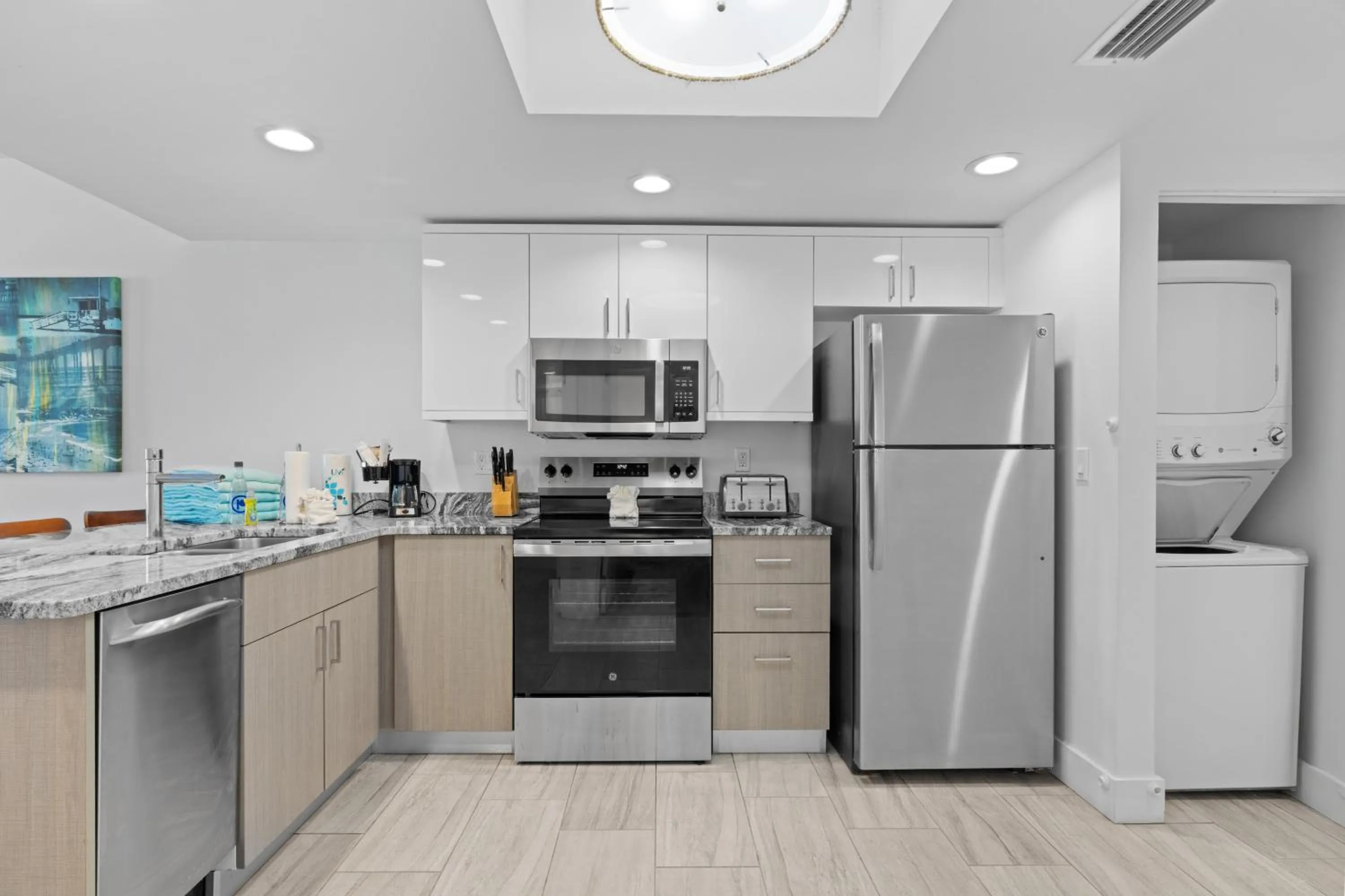 Kitchen or kitchenette in Provident Oceana Beachfront Suites